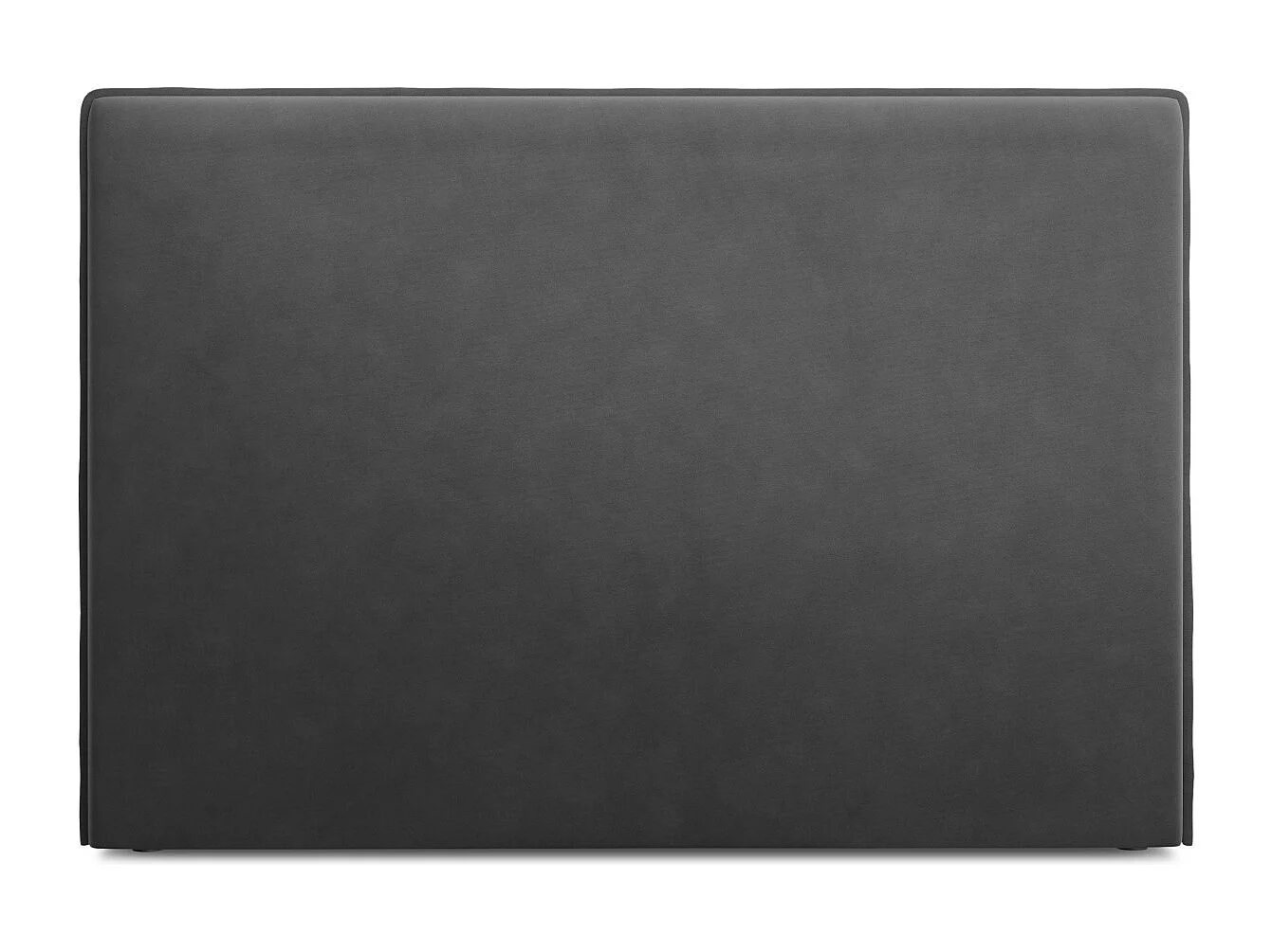 CXL by Christian Lacroix - Cabecero "Provence" 200x120cm de terciopelo gris oscuro - 200x8x120cm