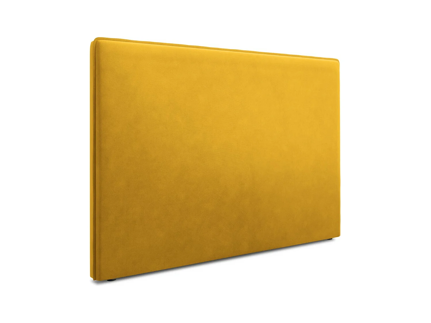 CXL by Christian Lacroix - Tête de lit "Provence" 200x120cm en velours jaune - 200x8x120cm