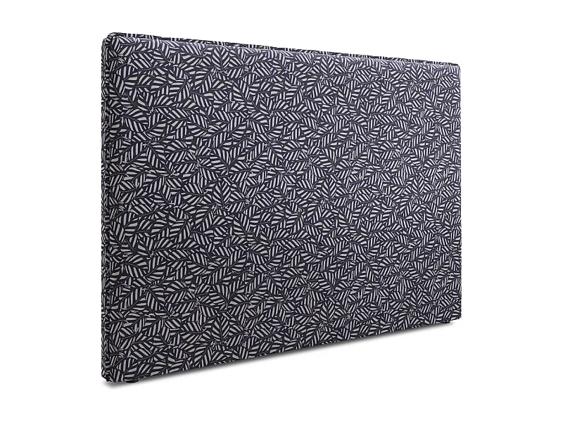 CXL by Christian Lacroix - Hoofdeinde "Provence" 180x120cm, Flueel, marineblauw patroon - 180x8x120cm