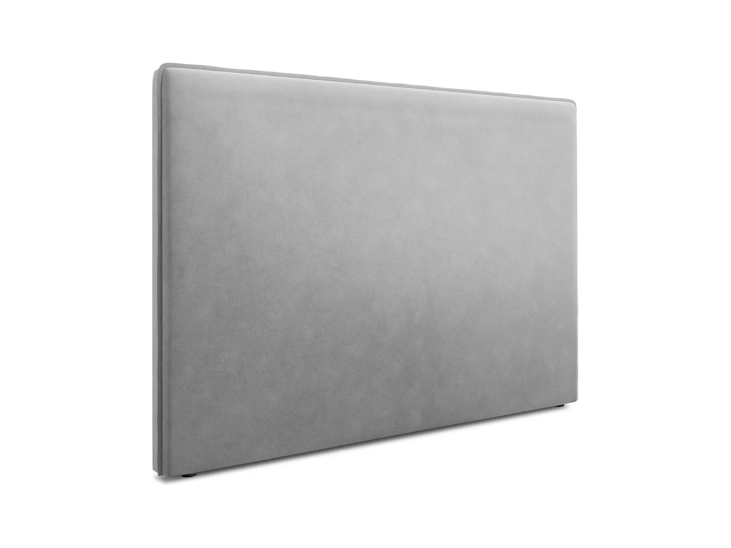 CXL by Christian Lacroix - Tête de lit "Provence" 200x120cm en velours gris clair - 200x8x120cm