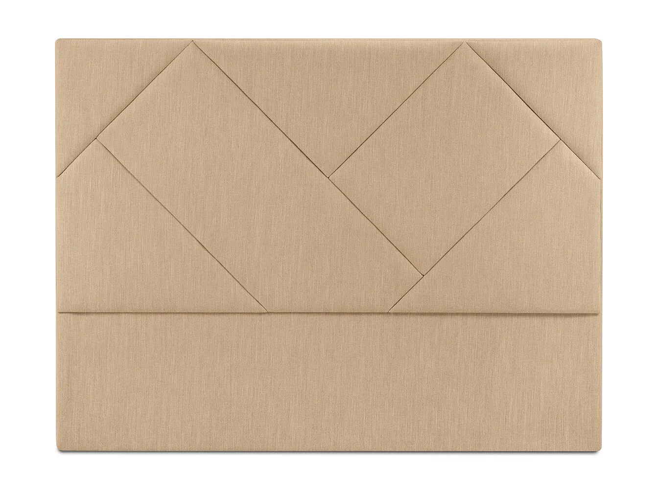 CXL by Christian Lacroix - Tête de lit "Alpilles" 200x120cm en tissu structurel beige - 200x8x120cm