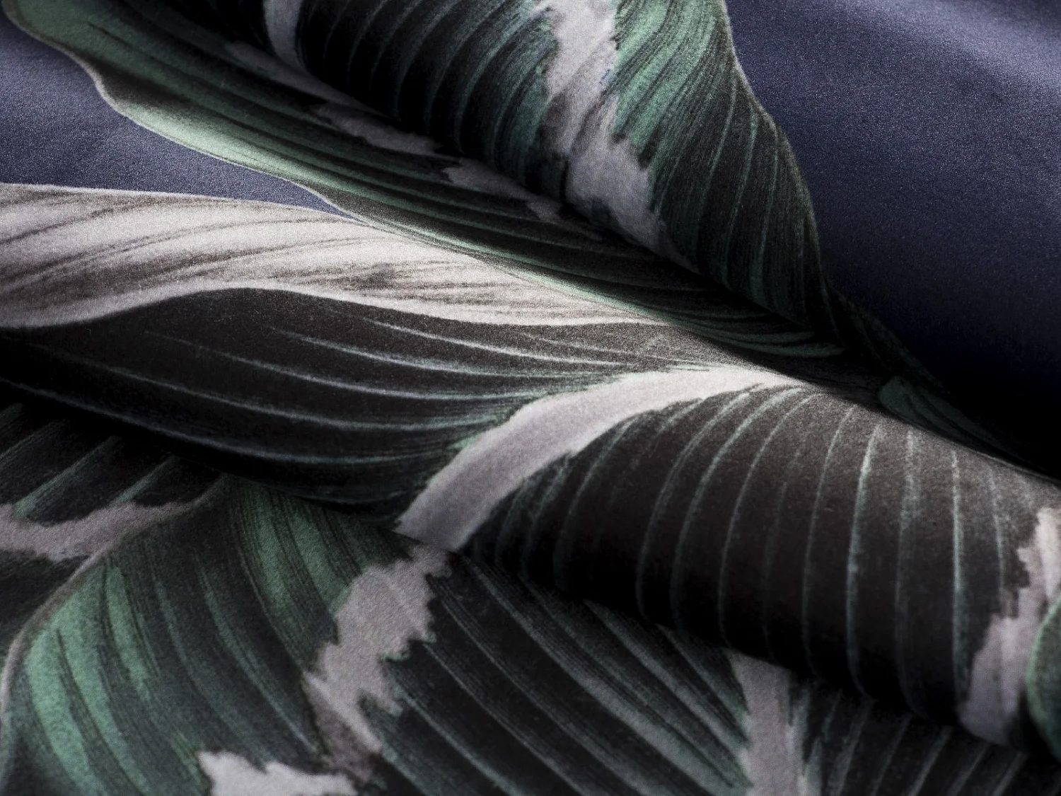 CXL by Christian Lacroix - Tête de lit "Marie" 200x120cm en velours motif de la jungle - 200x8x120cm