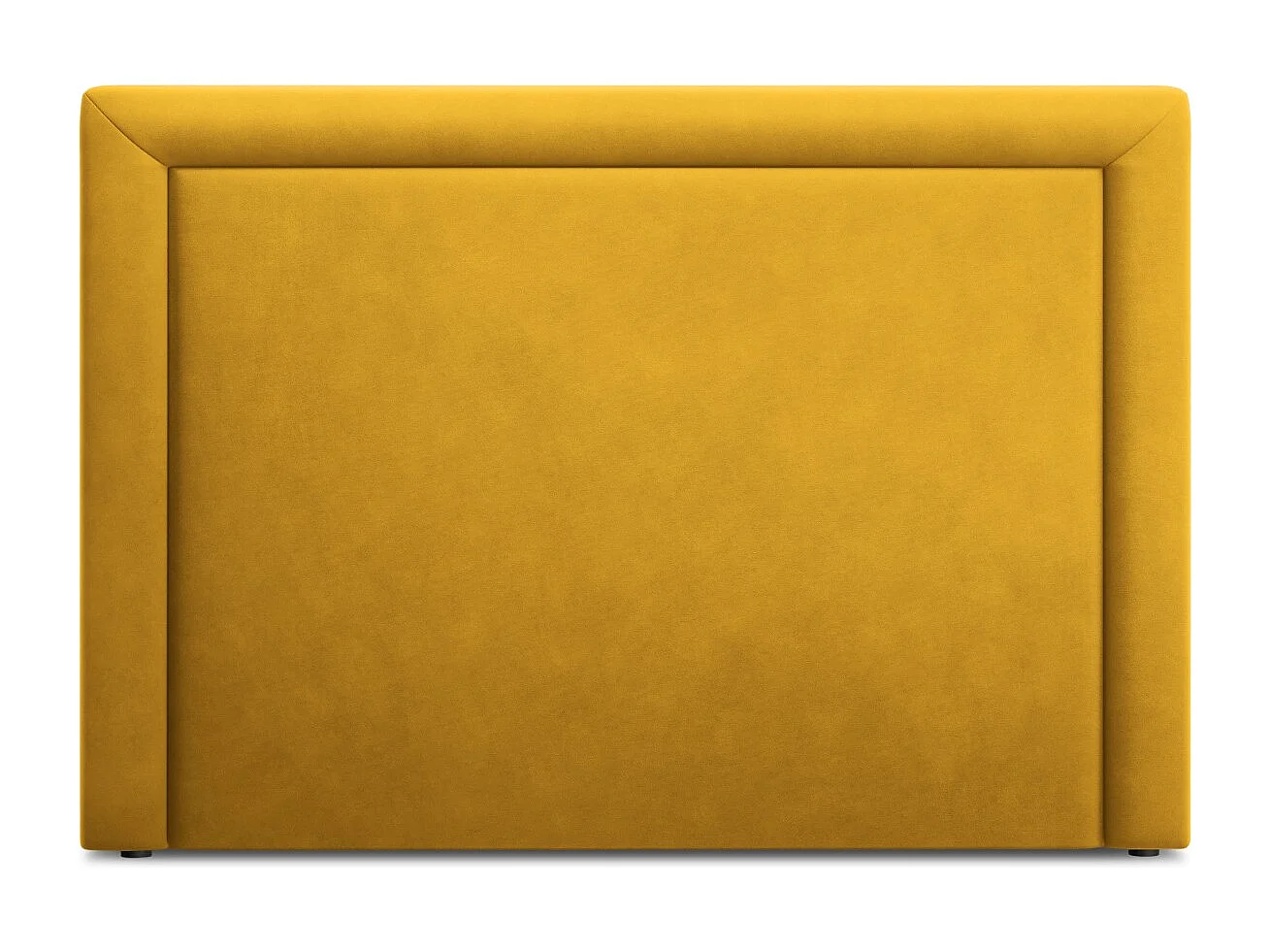 CXL by Christian Lacroix - Tête de lit "Marie" 200x120cm en velours jaune - 200x8x120cm