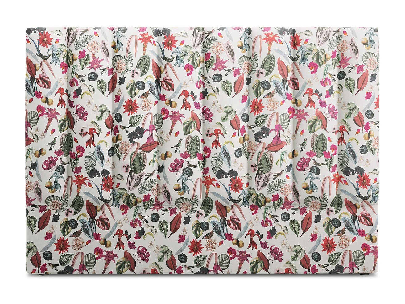 CXL by Christian Lacroix - Tête de lit "Camargue" 200x120cm en velours motif tropical - 200x8x120cm