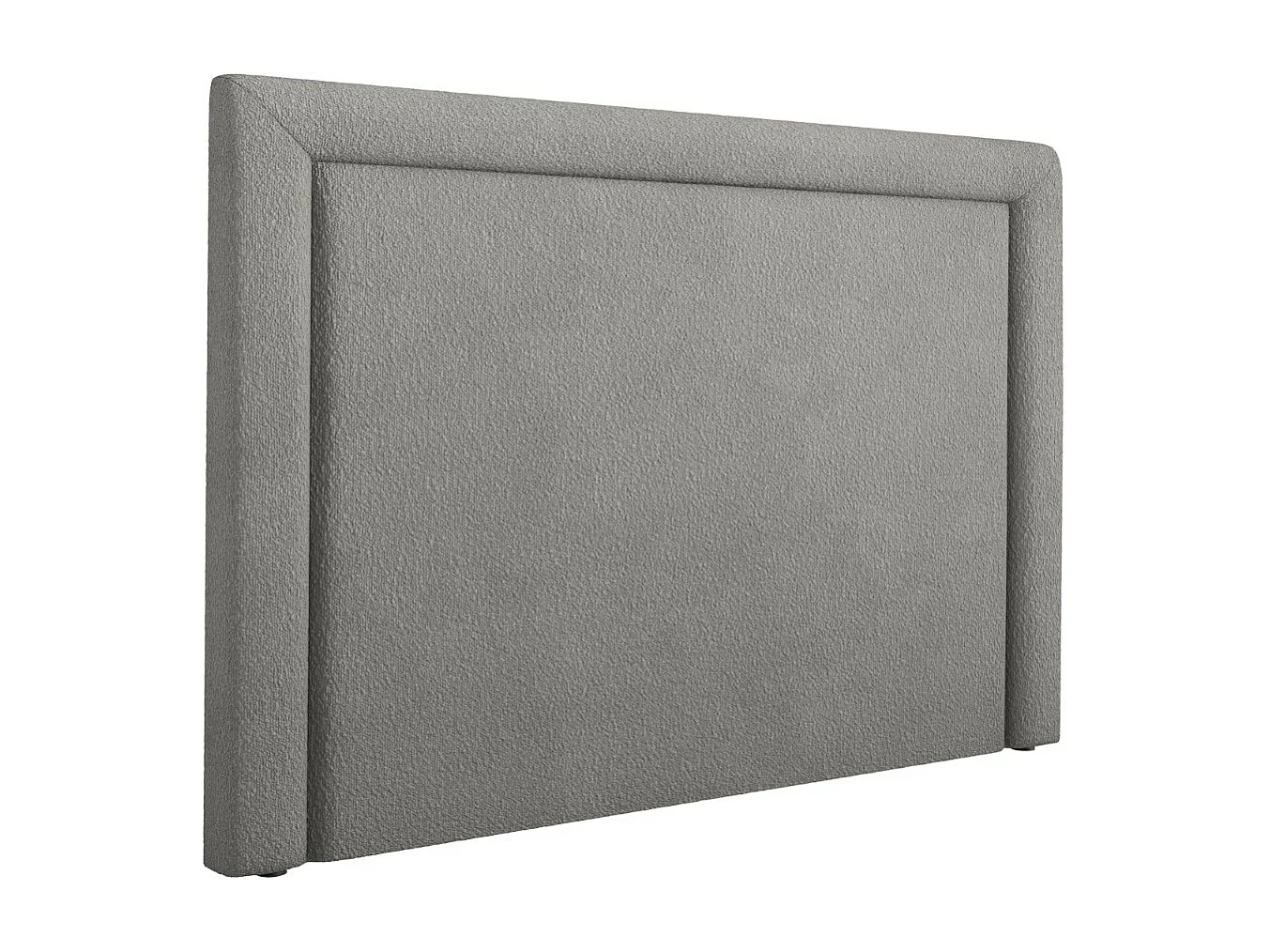 CXL by Christian Lacroix - Tête de lit "Marie" 200x120cm en bouclé gris - 200x8x120cm