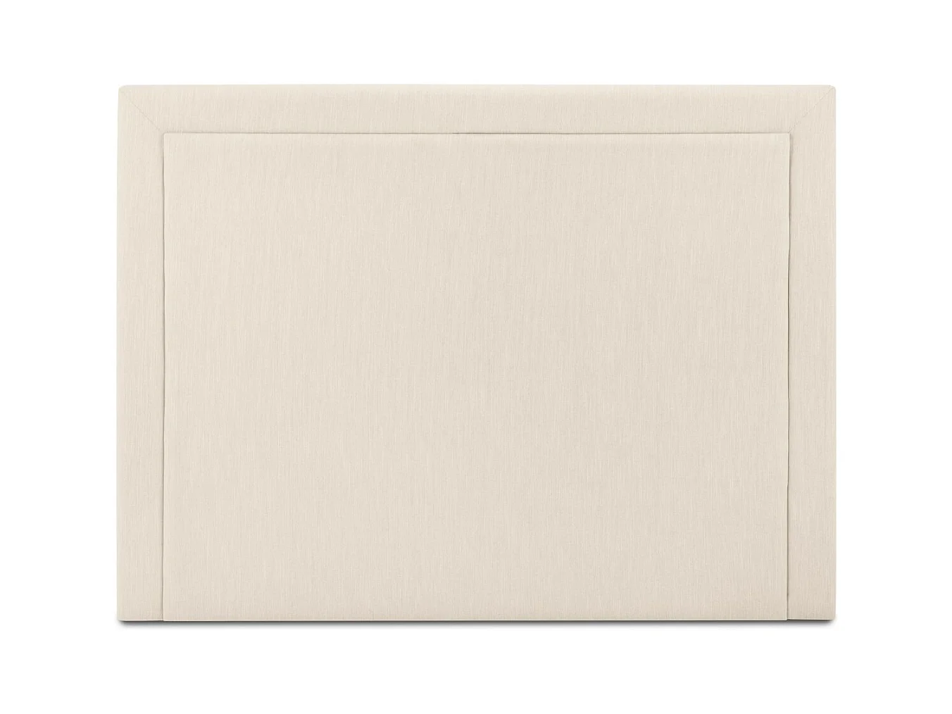 CXL by Christian Lacroix - Tête de lit "Marie" 200x120cm en tissu structurel beige clair - 200x8x120cm