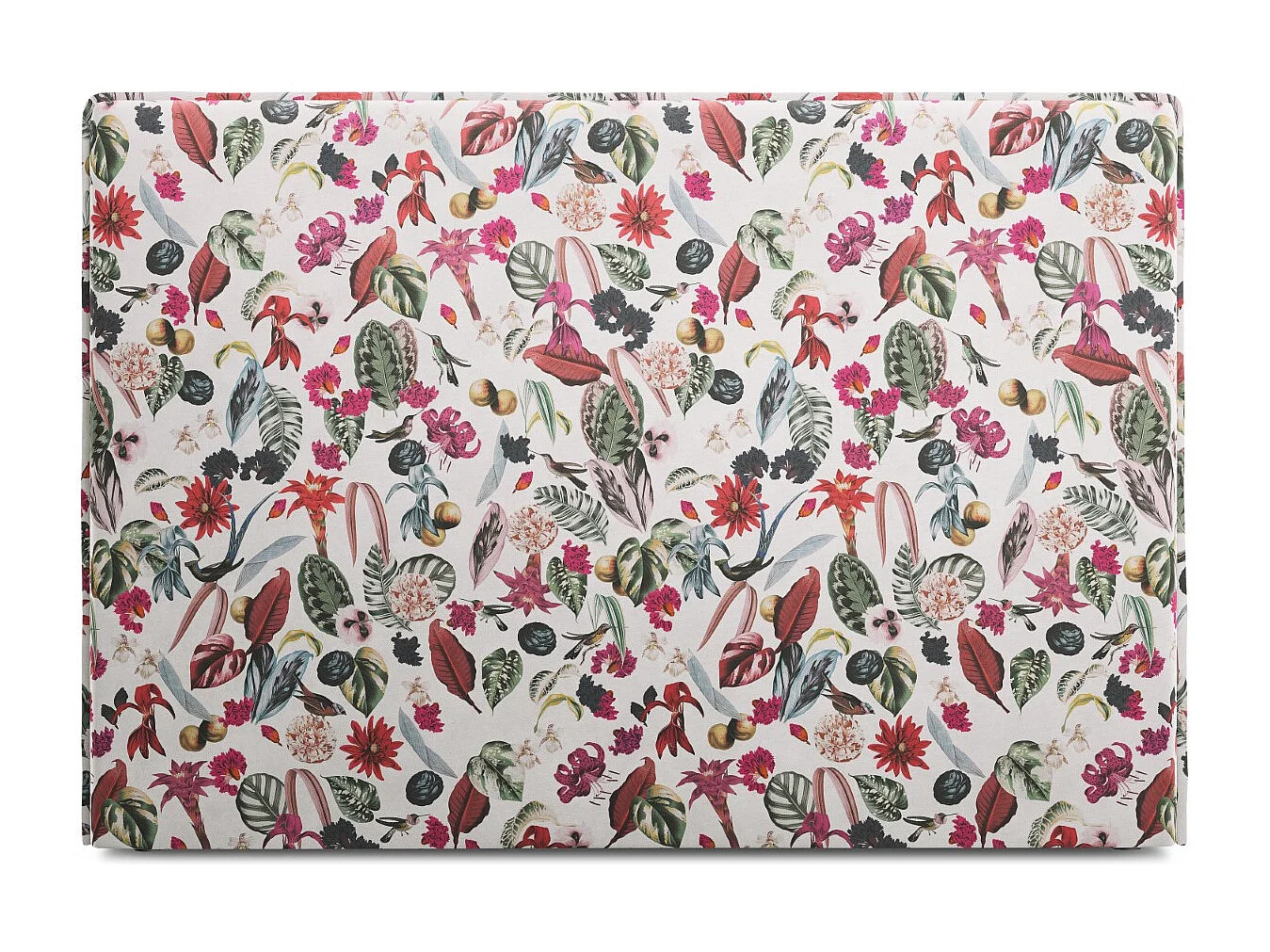 CXL by Christian Lacroix - Tête de lit "Provence" 200x120cm en velours motif tropical - 200x8x120cm