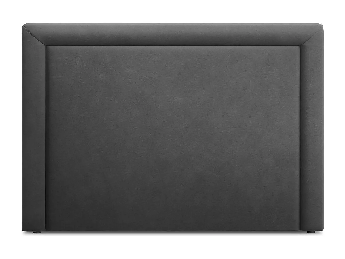 CXL by Christian Lacroix - Tête de lit "Marie" 200x120cm en velours gris foncé - 200x8x120cm