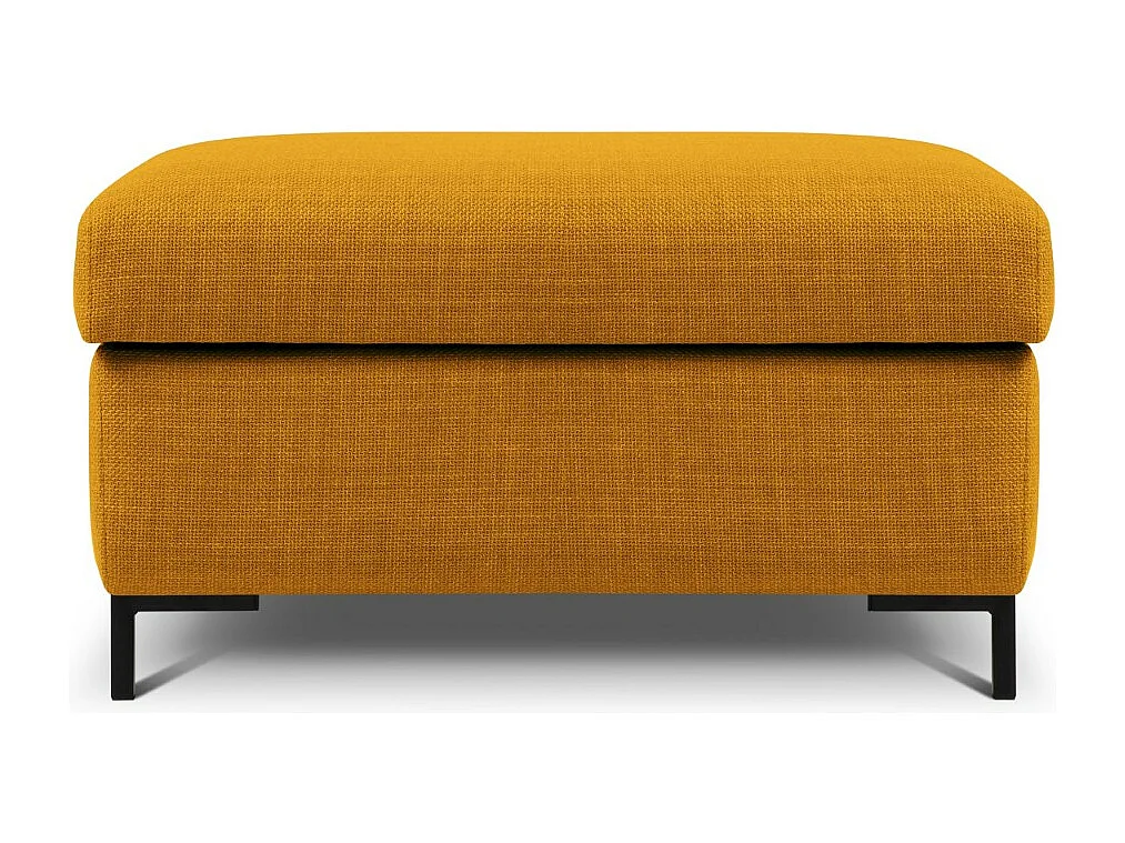 CXL by Christian Lacroix - Poef met borst "Yanis" Structurele stof, Goud - 87x72x46cm