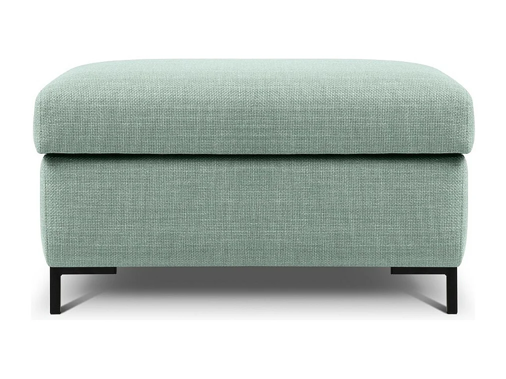 CXL by Christian Lacroix - Poef met borst "Yanis" Structurele stof, Munt - 87x72x46cm