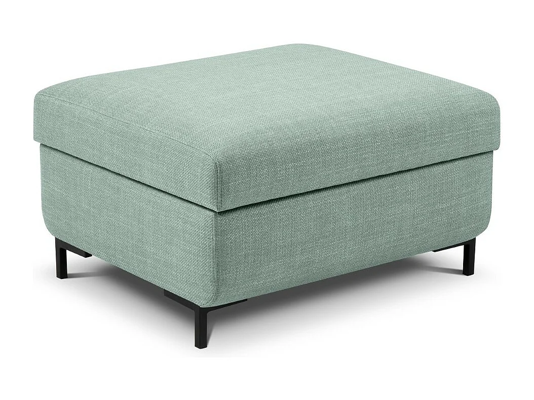 CXL by Christian Lacroix - Poef met borst "Yanis" Structurele stof, Munt - 87x72x46cm