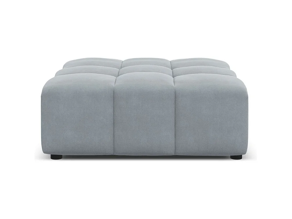 CXL by Christian Lacroix - Poef "Luc" Flueel, Lichtblauw - 80x102x40cm