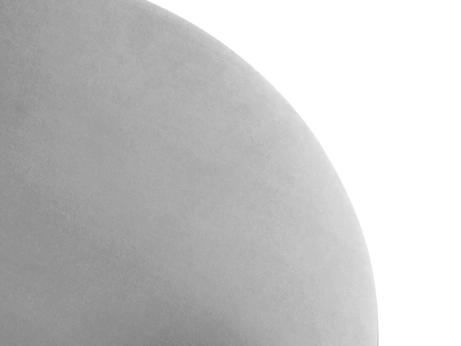 CXL by Christian Lacroix - Pouf girevole "Adam" in velluto grigio - 80x80x36cm