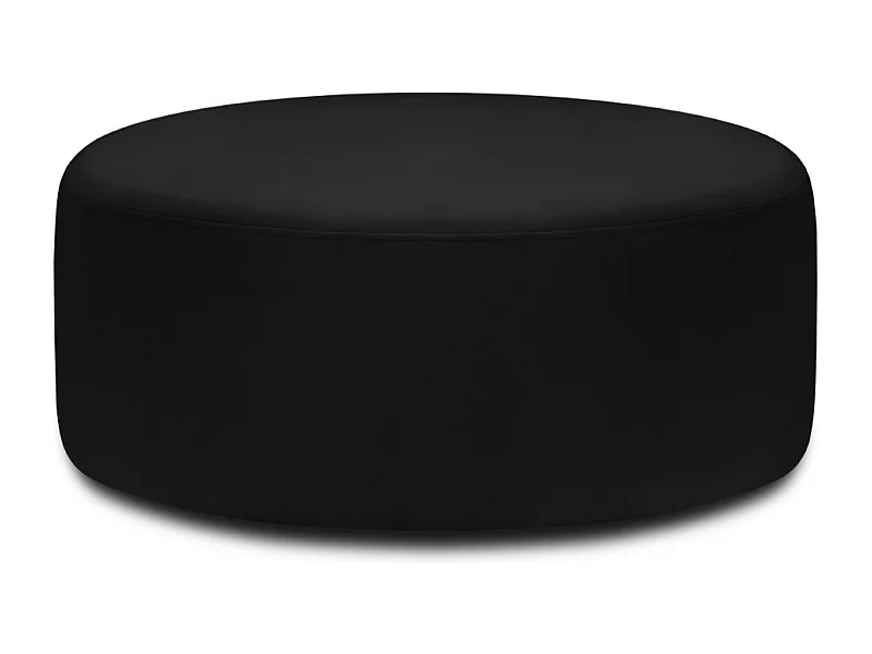 CXL by Christian Lacroix - Drehpouf "Adam" Sitzer aus Samt schwarz - 80x80x36cm