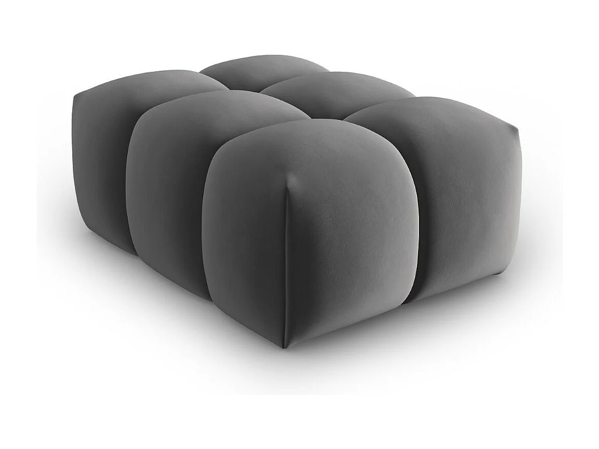CXL by Christian Lacroix - Pouf "Lorella" in velluto cemento - 85x60x40cm
