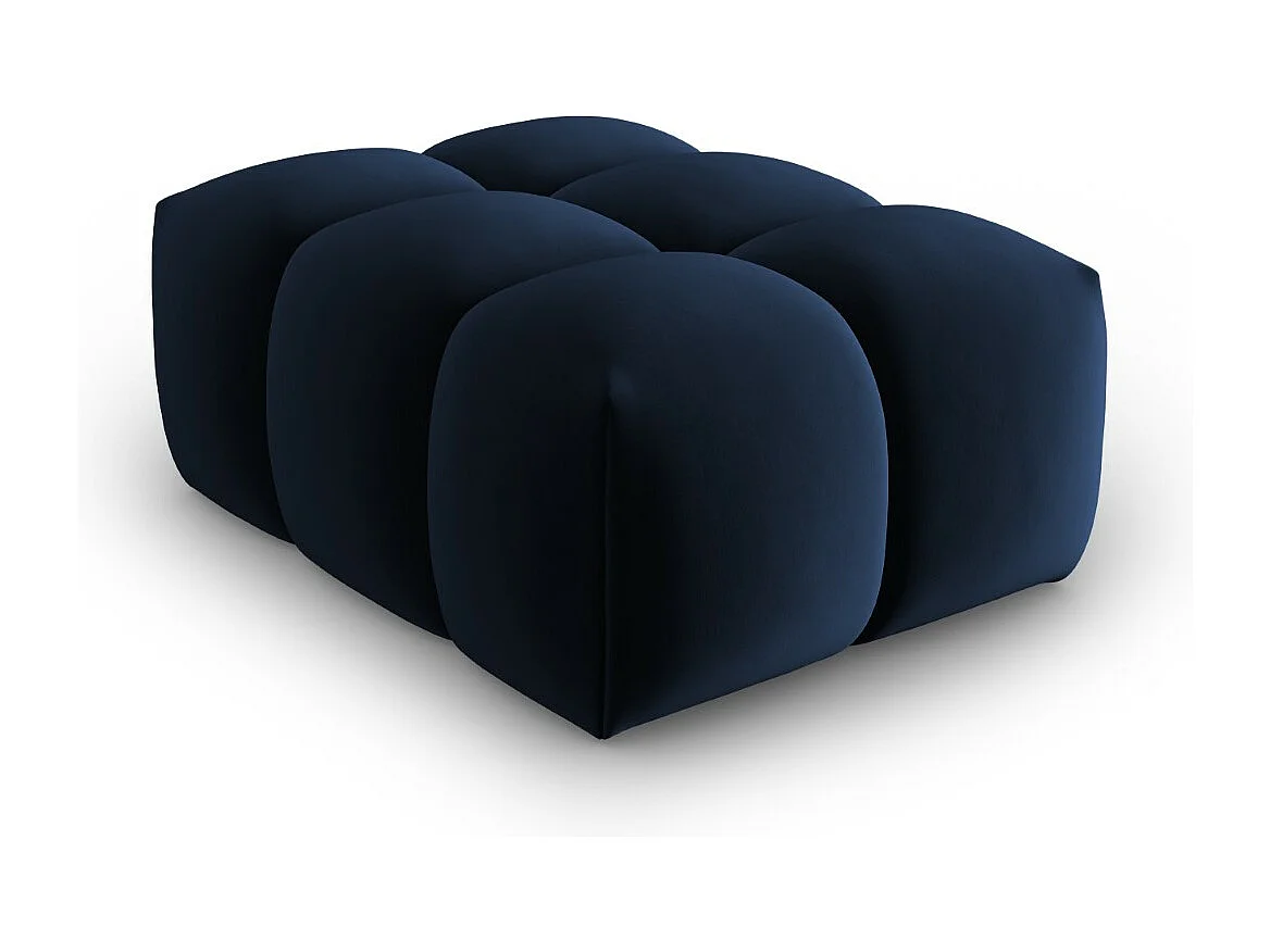 CXL by Christian Lacroix - Pouf "Lorella" aus Samt königsblau - 85x60x40cm