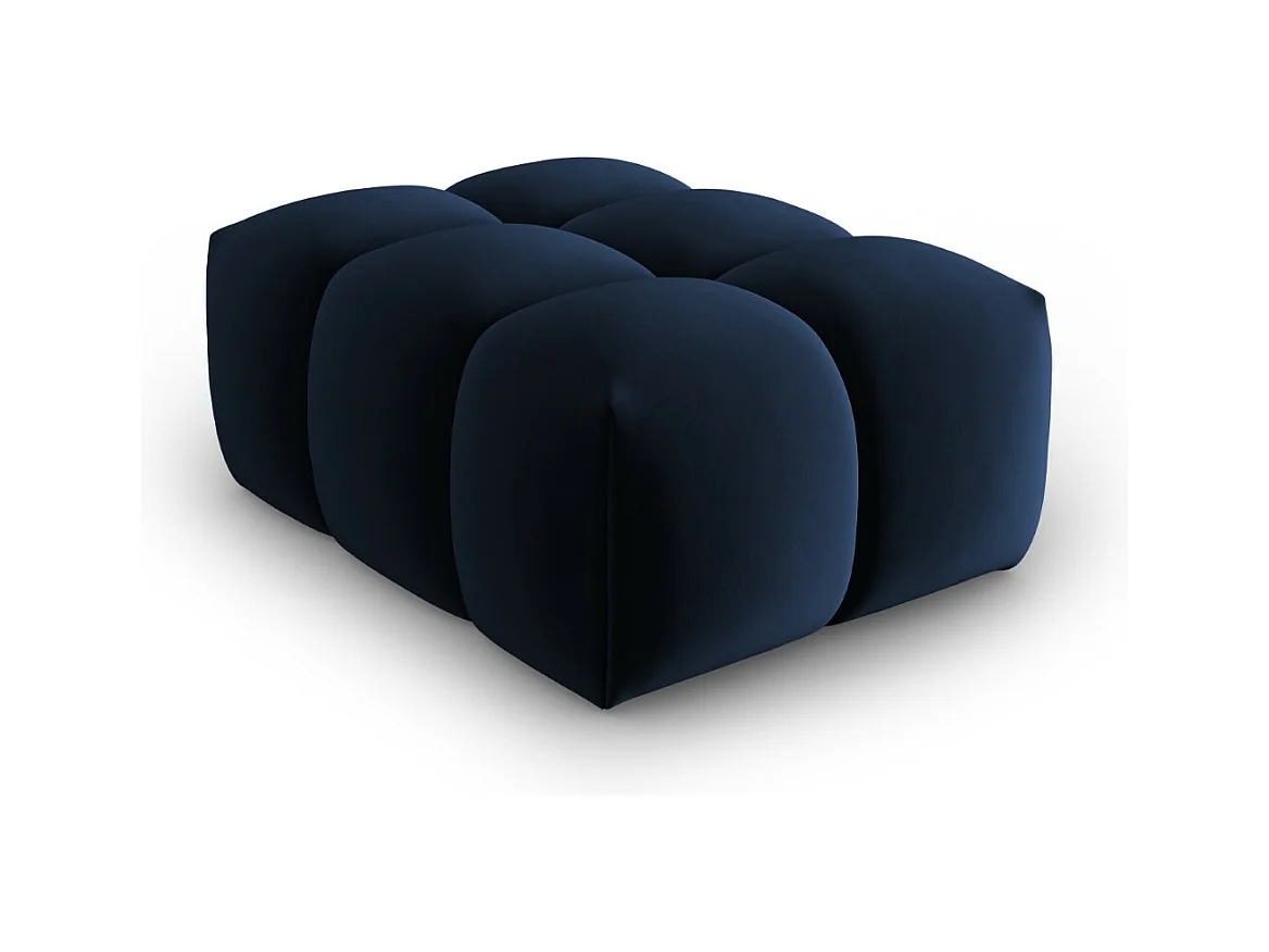 CXL by Christian Lacroix - Poef "Lorella" Flueel, Koningsblauw - 85x60x40cm