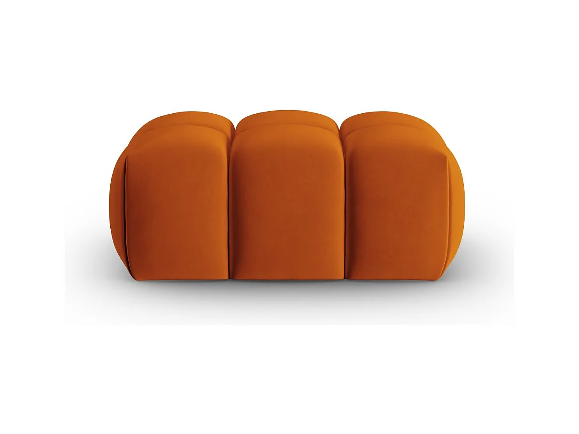 CXL by Christian Lacroix - Poef "Lorella" Flueel, Terracotta - 85x60x40cm