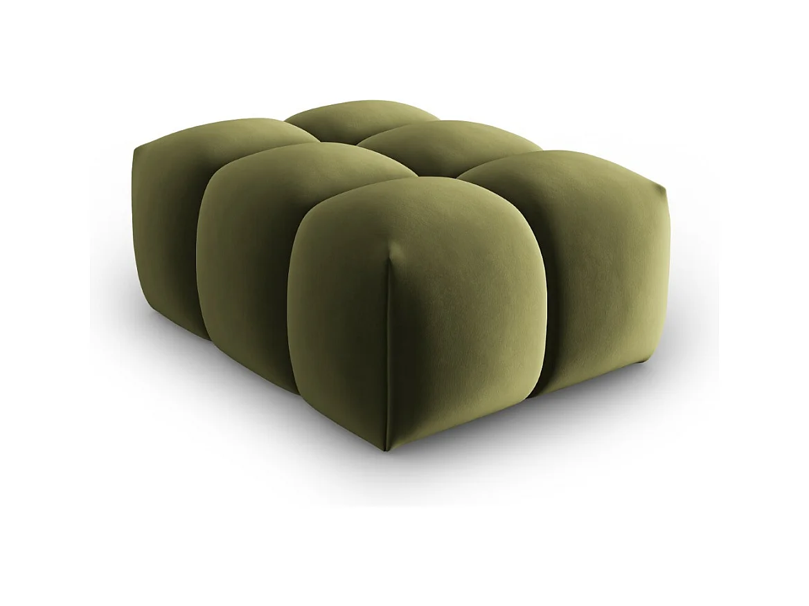 CXL by Christian Lacroix - Pouf "Lorella" aus Samt hellgrün - 85x60x40cm
