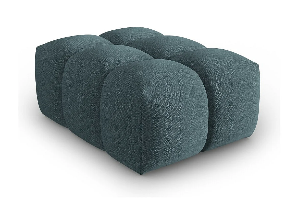 CXL by Christian Lacroix - Pouf "Lorella" en tissu structurel bleu clair - 85x60x40cm
