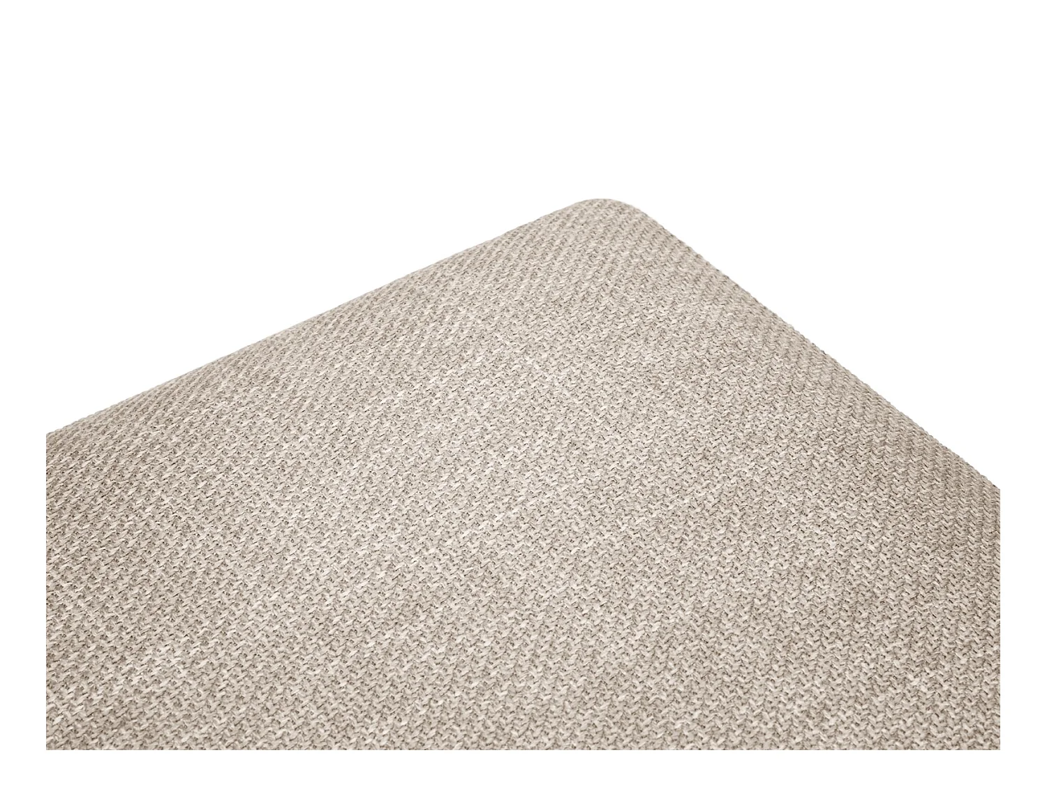 CXL by Christian Lacroix - Pouf avec coffre "Yanis" en tissu structurel beige - 87x72x46cm