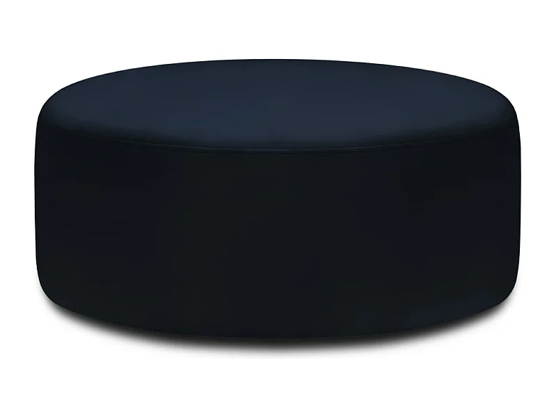 CXL by Christian Lacroix - Puf obrotowy, "Adam" welur, błękit królewski - 80x80x36cm