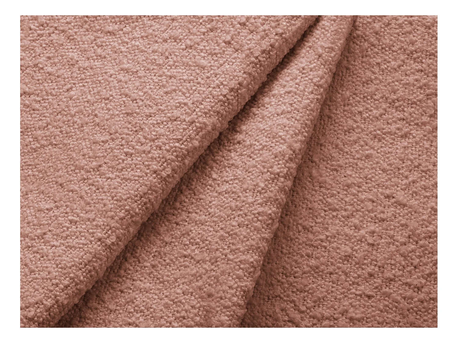 CXL by Christian Lacroix - Lit coffre avec tête de lit "Valerie" 160x200cm en bouclé rose - 230x185x120cm