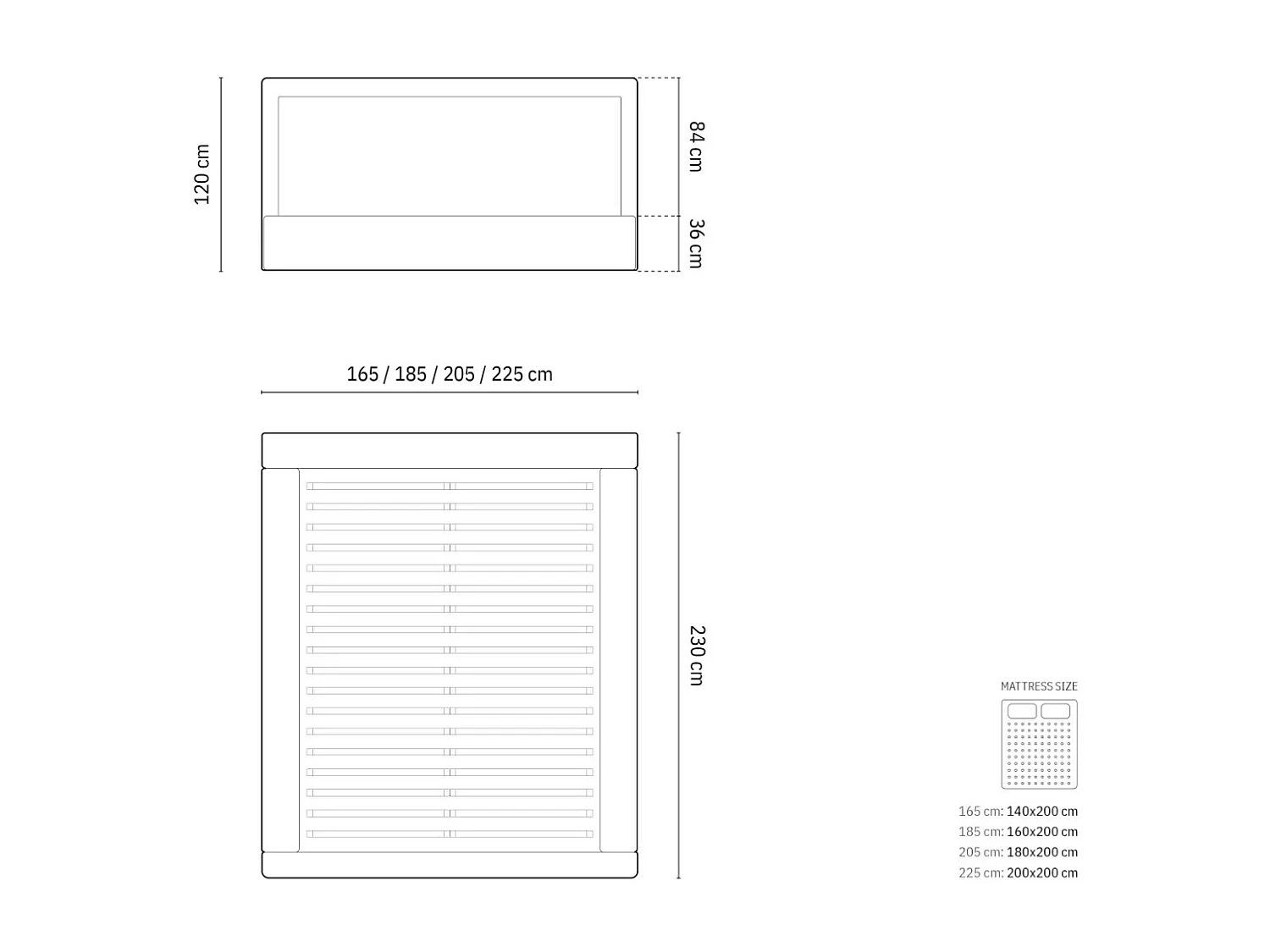 CXL by Christian Lacroix - Cama con cabecero y baúl "Valerie" 180x200cm de tejido bouclé rosa - 230x205x120cm