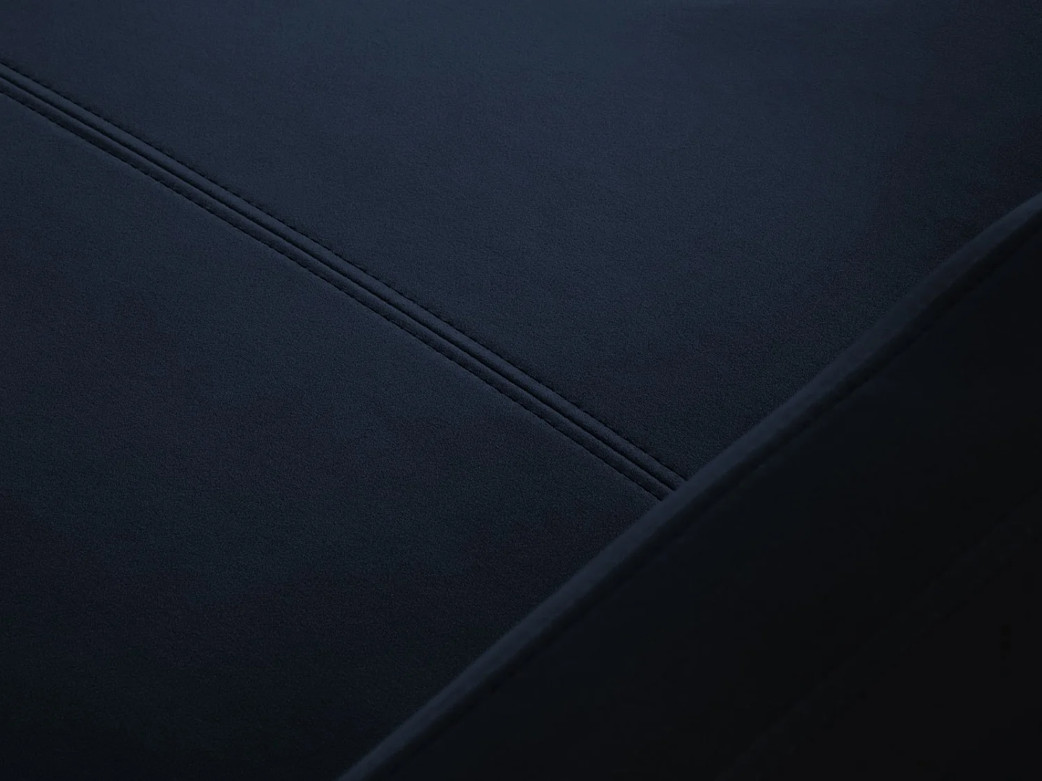 CXL by Christian Lacroix - Divano convertibile angolare sinistro "Yanis" 4 posti in velluto blu reale - 260x170x80cm