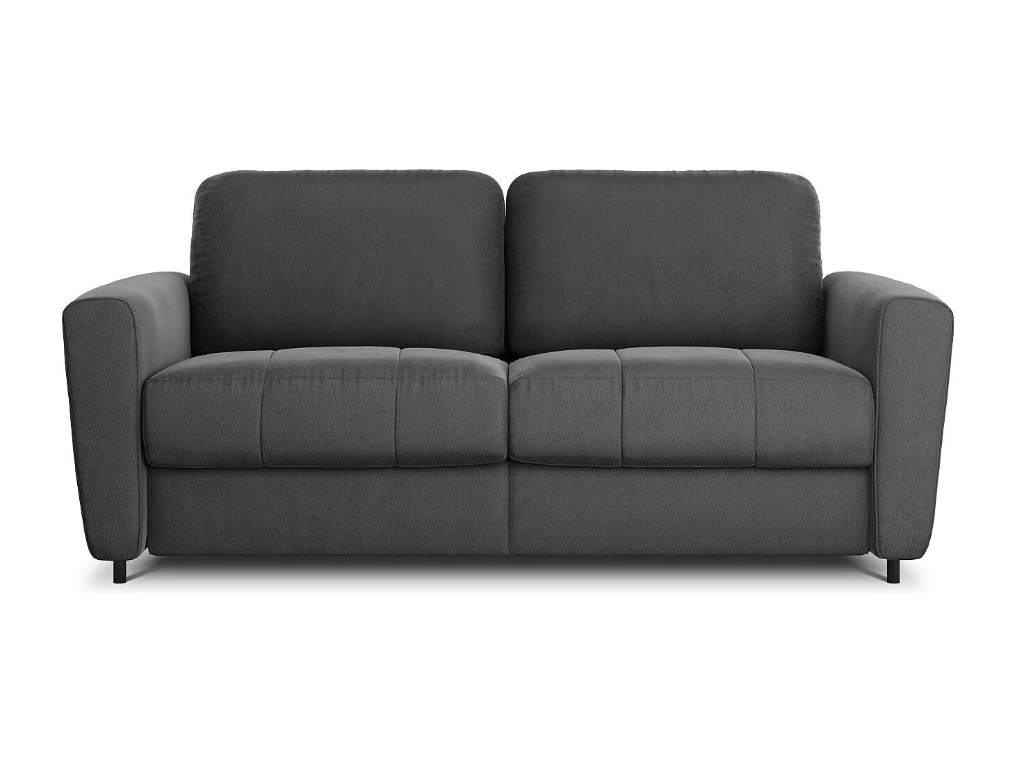 CXL by Christian Lacroix - Converteerbare bank "Audra" 3 zitplaatsen, Flueel, Donkergrijs - 192x101x88cm