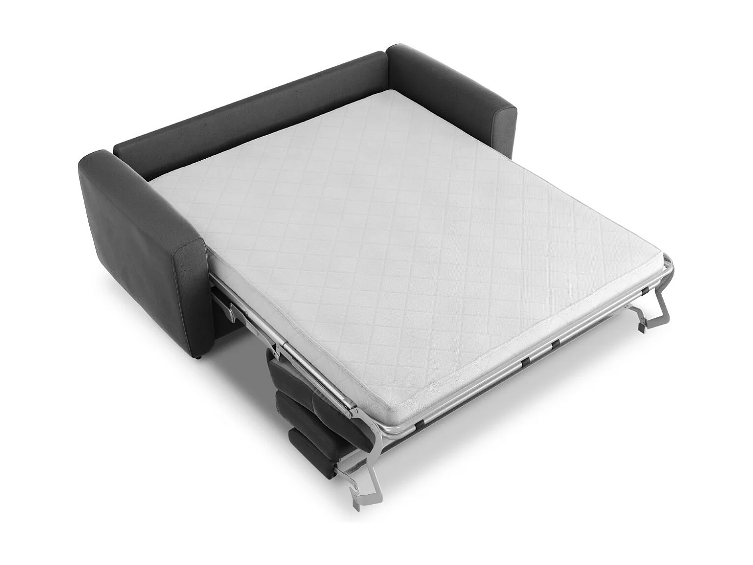 CXL by Christian Lacroix - Converteerbare bank "Audra" 3 zitplaatsen, Flueel, Donkergrijs - 192x101x88cm