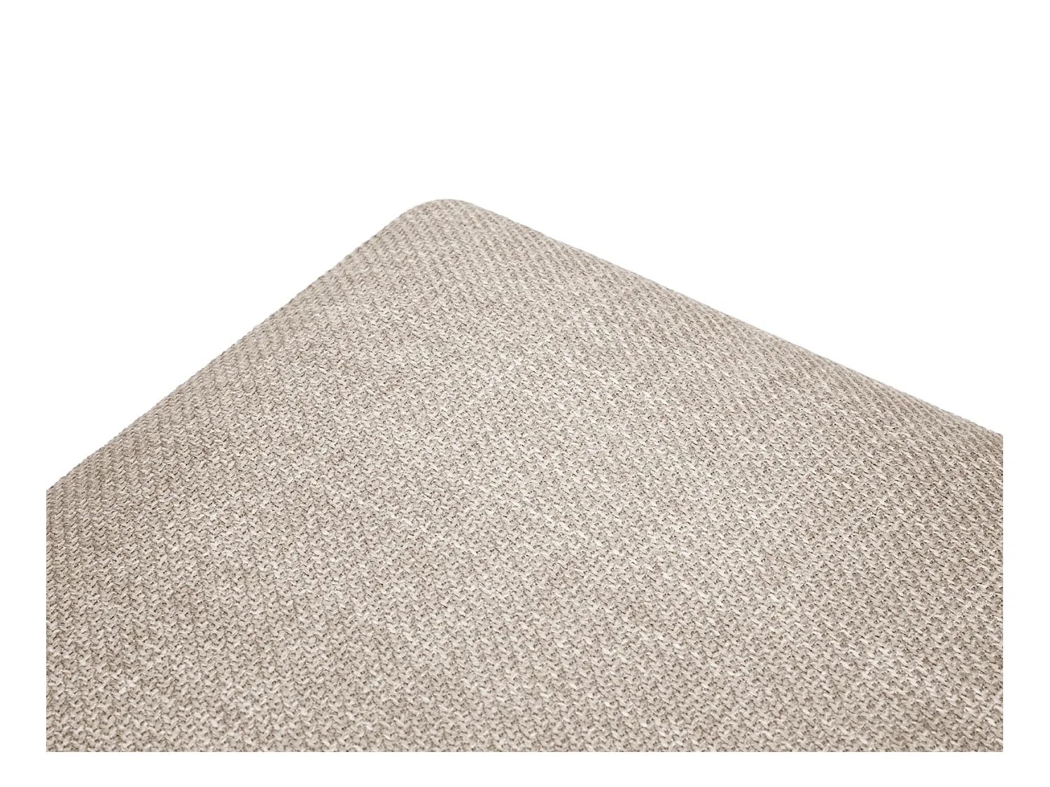 CXL by Christian Lacroix - Canapé d'angle droit convertible avec coffre de rangement "Yanis" 5 places en tissu structurel beige - 280x170x80cm