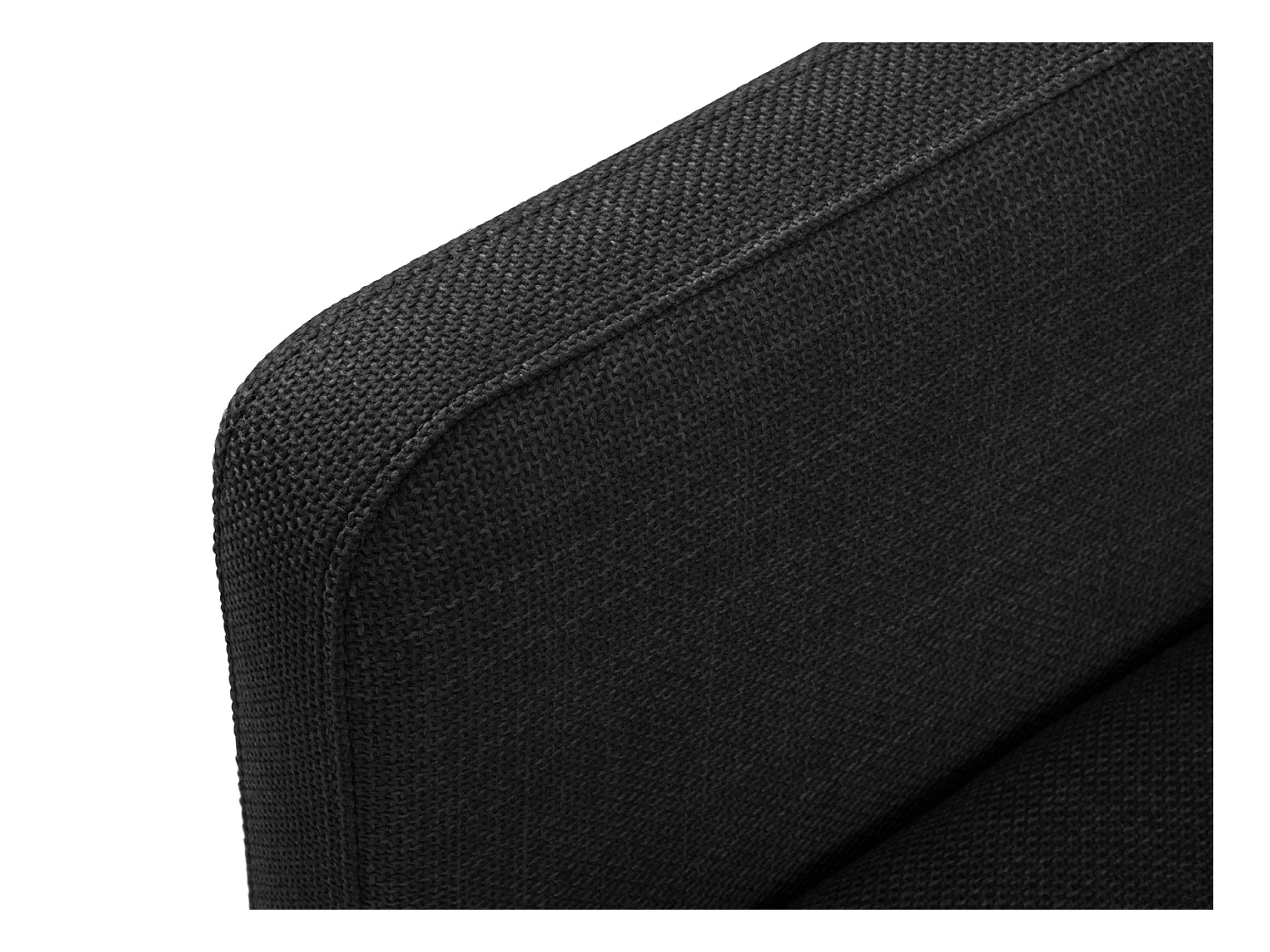 CXL by Christian Lacroix - 2-Sitzer ausklappbares Sofa "Yanis" Sitzer aus strukturiertem Stoff dunkelgrau - 182x102x80cm