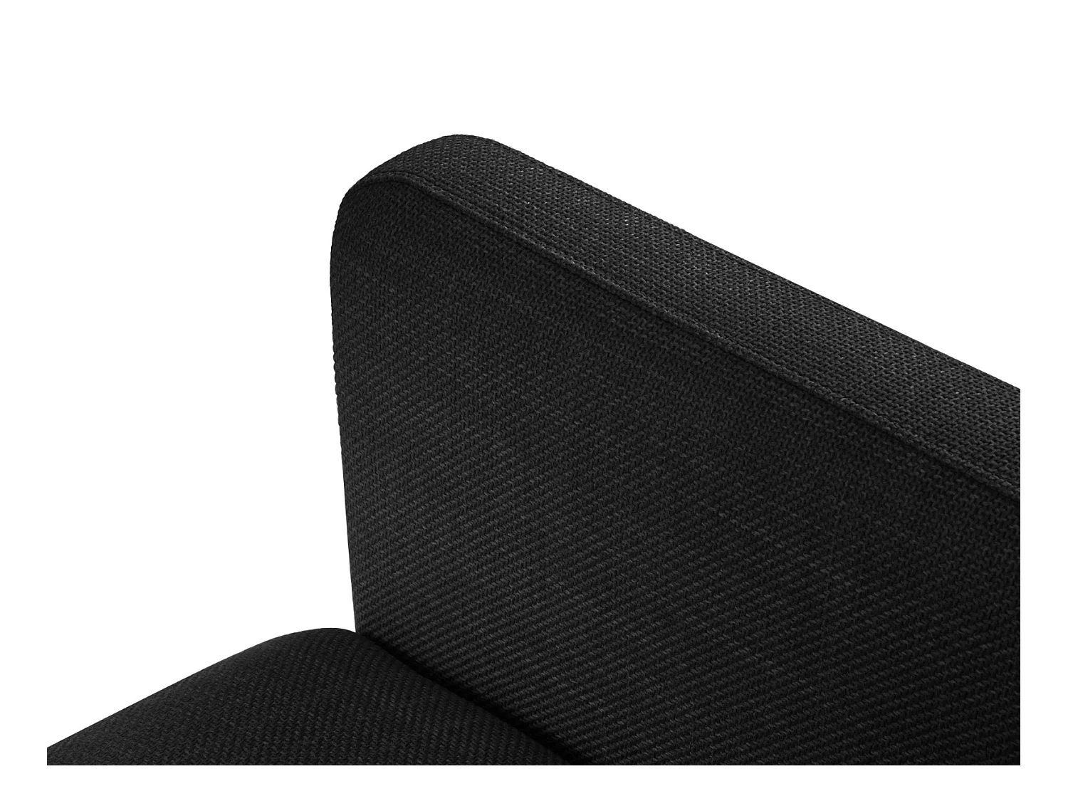 CXL by Christian Lacroix - 2-Sitzer ausklappbares Sofa "Yanis" Sitzer aus strukturiertem Stoff dunkelgrau - 182x102x80cm