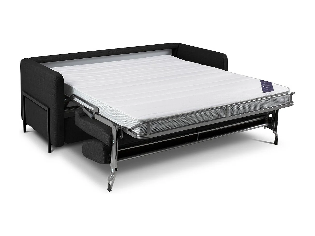 CXL by Christian Lacroix - Converteerbare bank "Yanis" 2 zitplaatsen, Structurele stof, Donkergrijs - 182x102x80cm