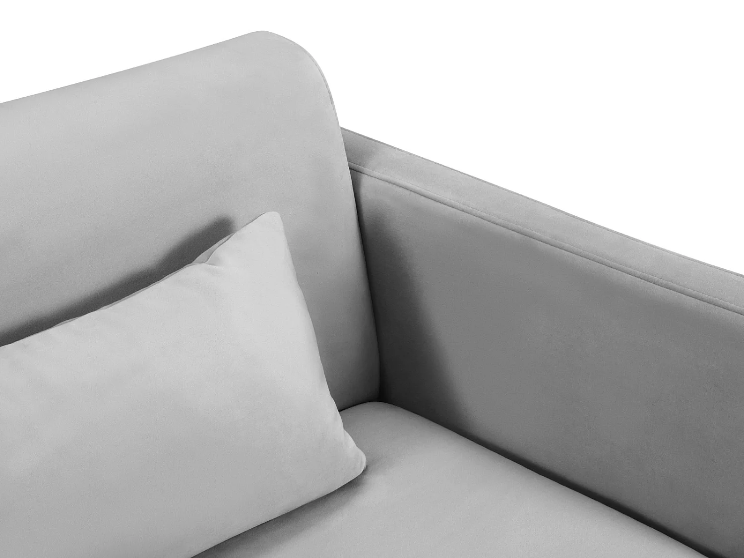 CXL by Christian Lacroix - 2-Sitzer ausklappbares Sofa "Yanis" Sitzer aus Samt grau - 182x102x80cm