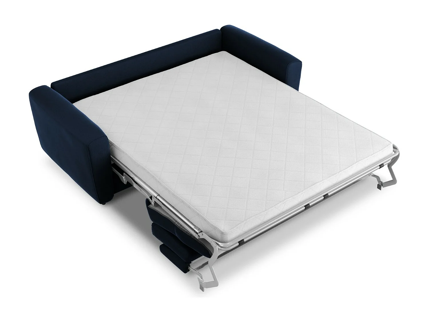 CXL by Christian Lacroix - Converteerbare bank "Audra" 4 zitplaatsen, Flueel, Koningsblauw - 212x101x88cm