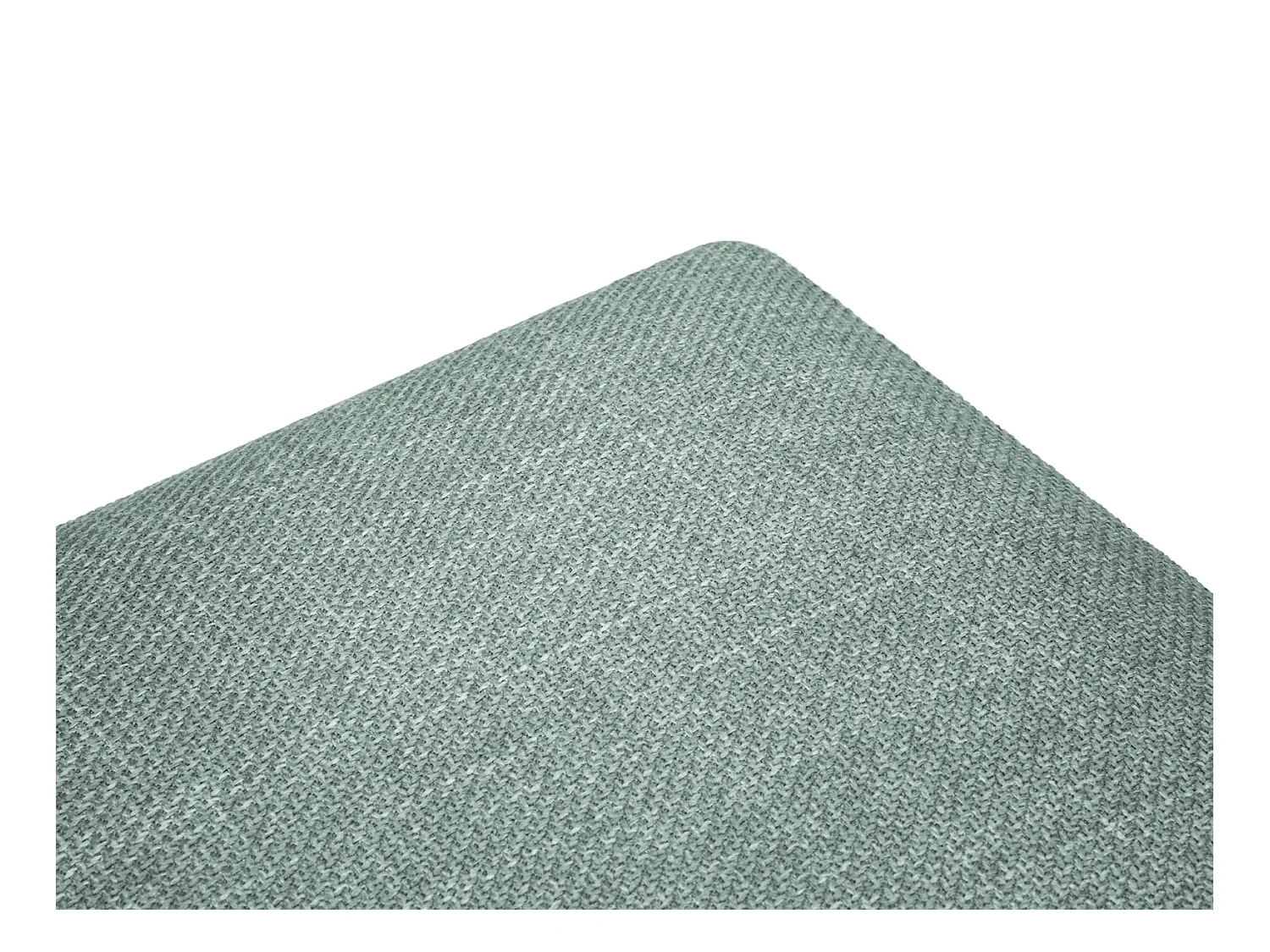 CXL by Christian Lacroix - Canapé d'angle gauche convertible avec coffre de rangement "Yanis" 5 places en tissu structurel menthe - 280x170x80cm