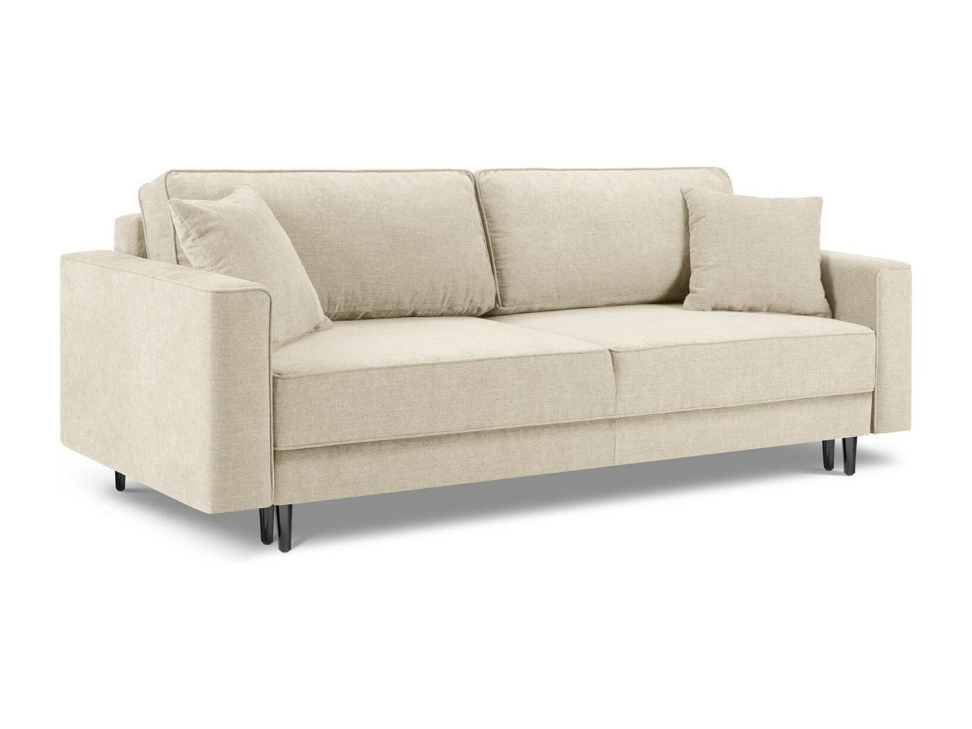 Canapé convertible avec coffre de rangement 