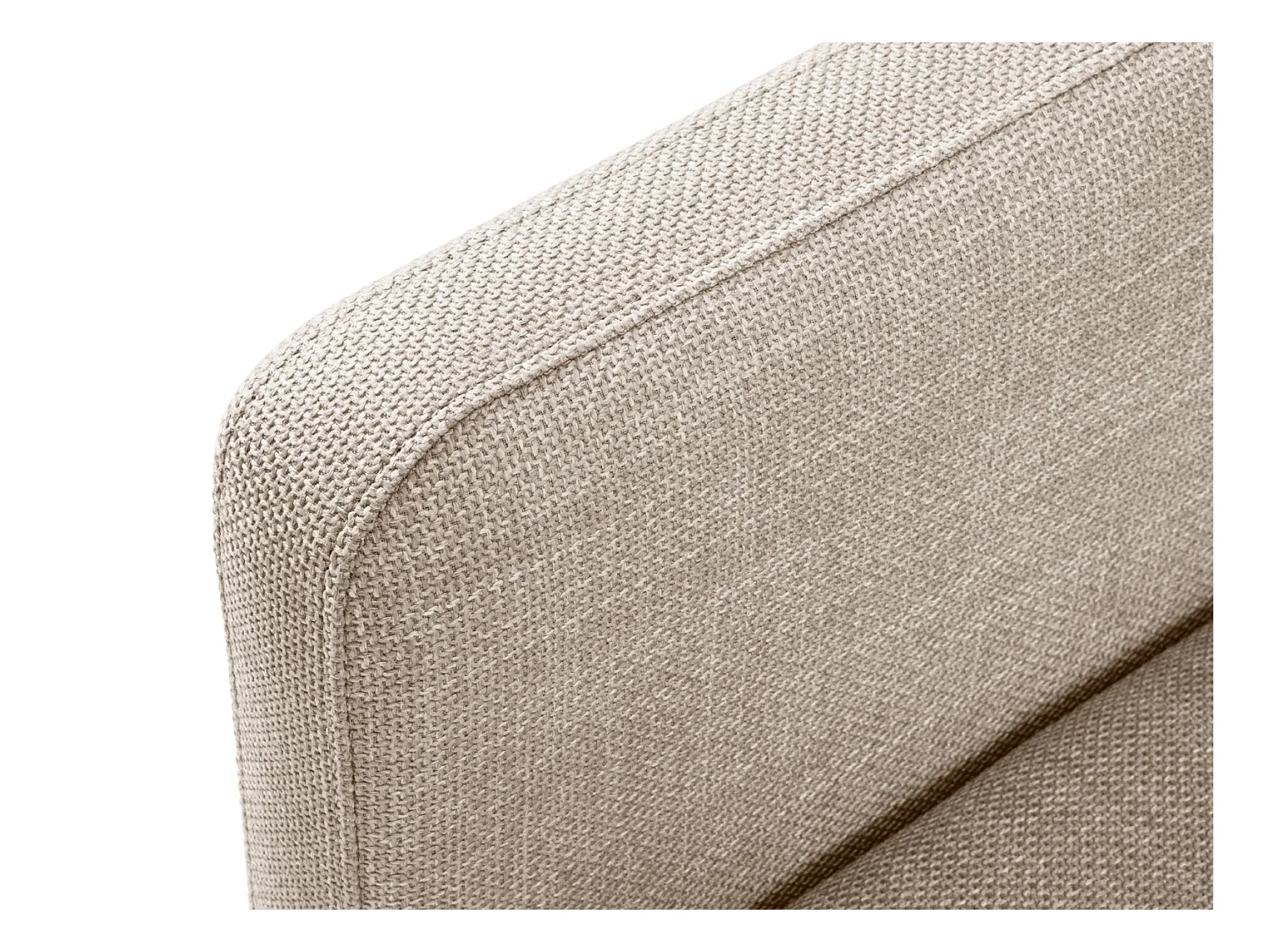 CXL by Christian Lacroix - 2-Sitzer ausklappbares Sofa "Yanis" Sitzer aus strukturiertem Stoff beige - 182x102x80cm