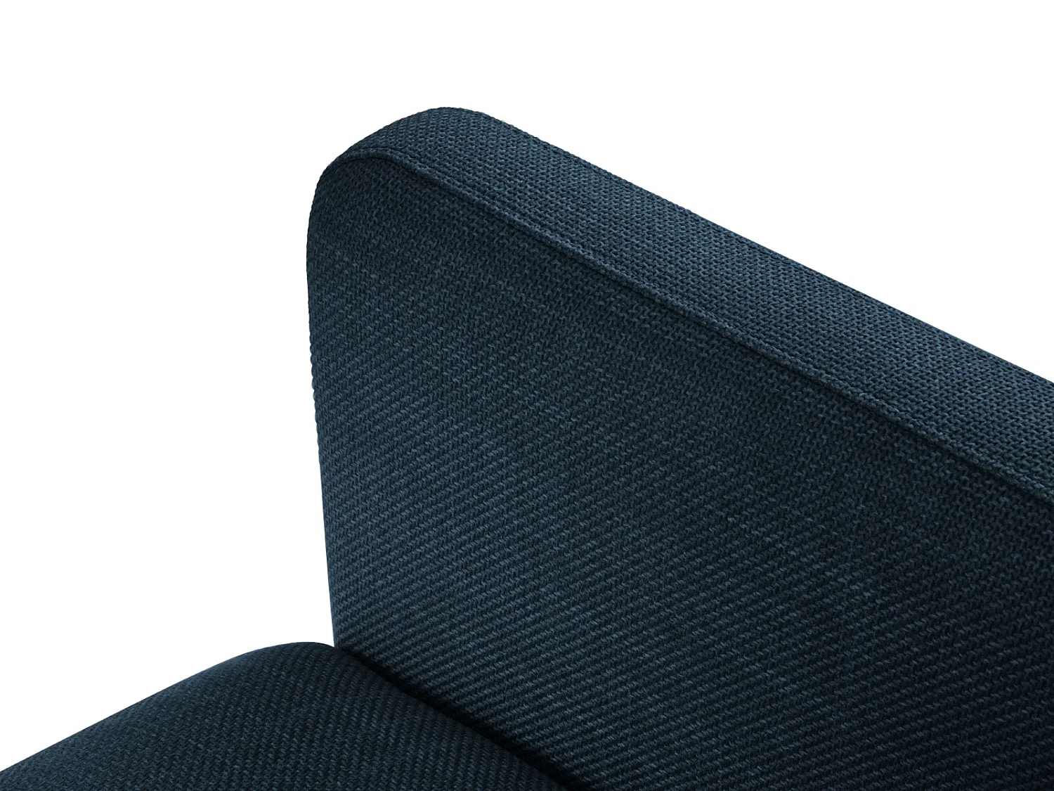 CXL by Christian Lacroix - Sofá cama "Yanis" 2 plazas de tejido estructural azul - 182x102x80cm