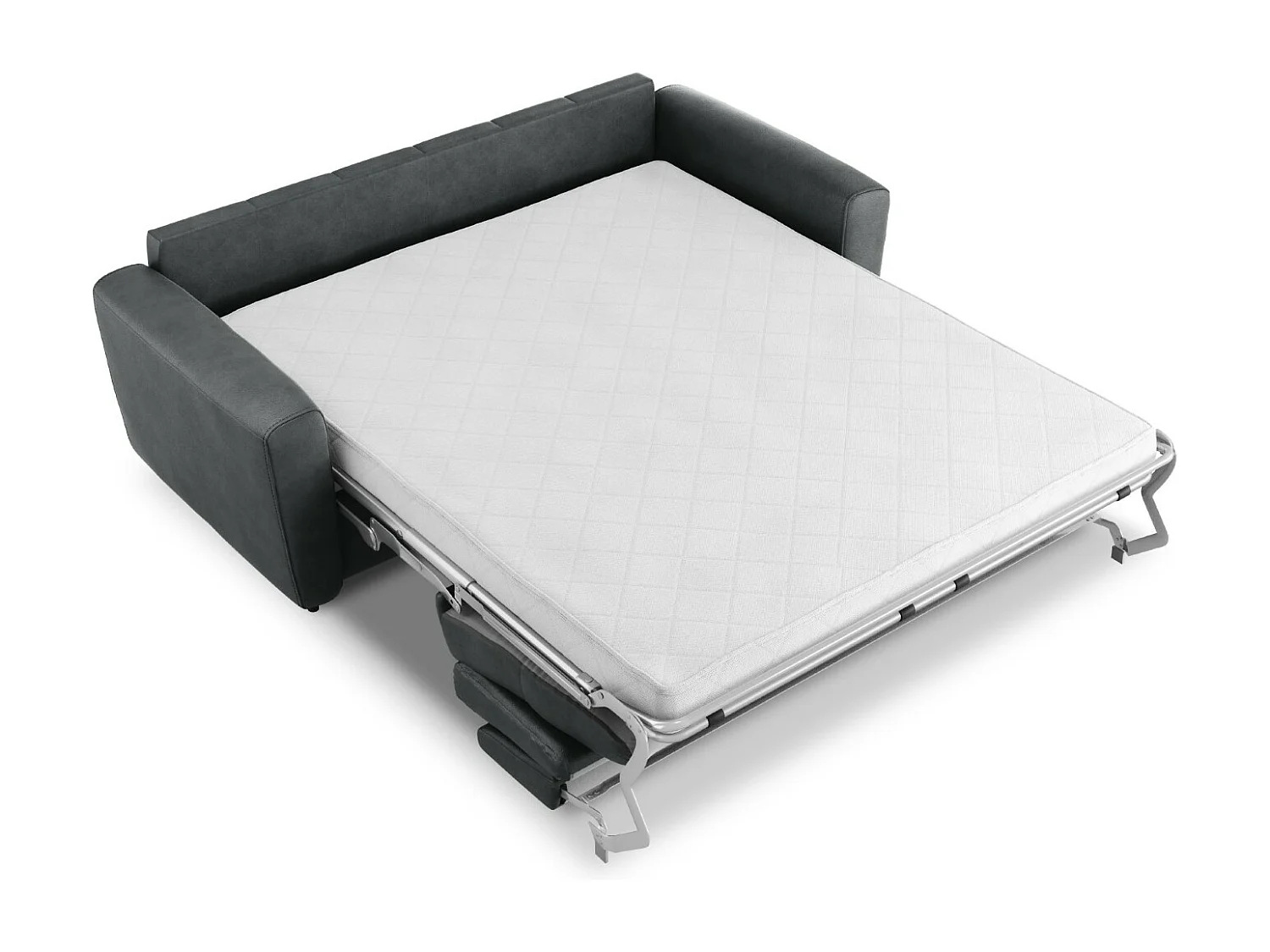 CXL by Christian Lacroix - Converteerbare bank "Audra" 4 zitplaatsen, Echt leer, Blauw Grijs - 212x101x88cm