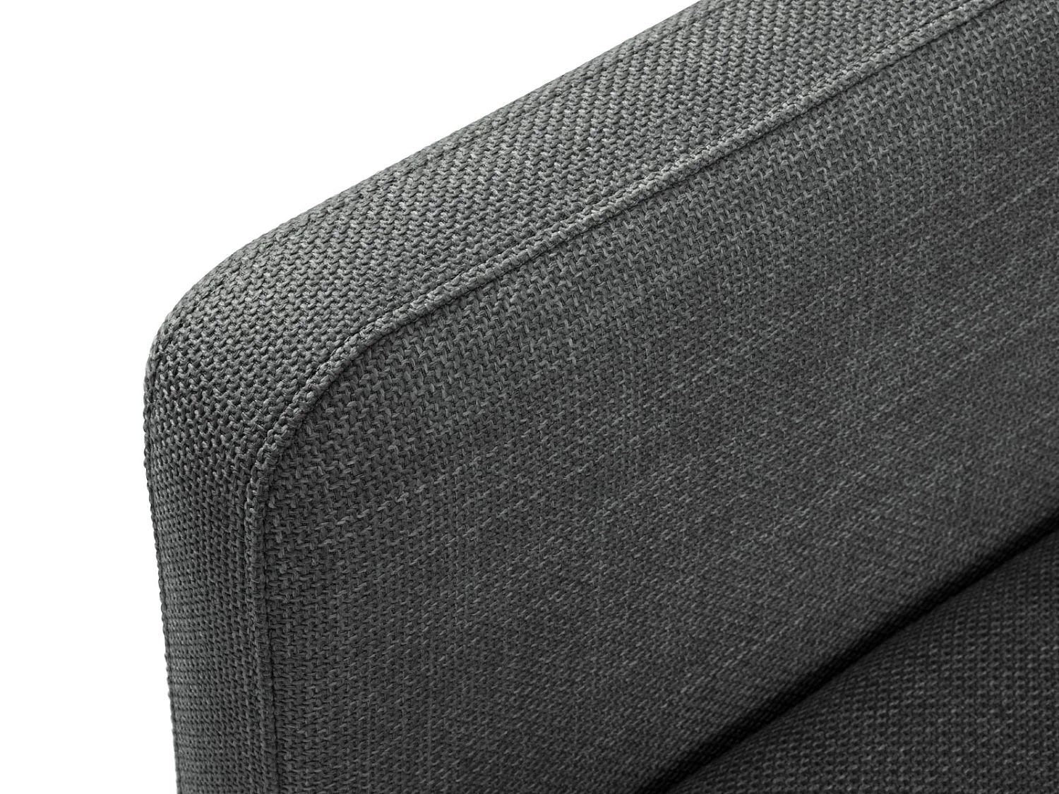 CXL by Christian Lacroix - 3-Sitzer ausklappbares Sofa "Yanis" Sitzer aus strukturiertem Stoff grau - 202x102x80cm