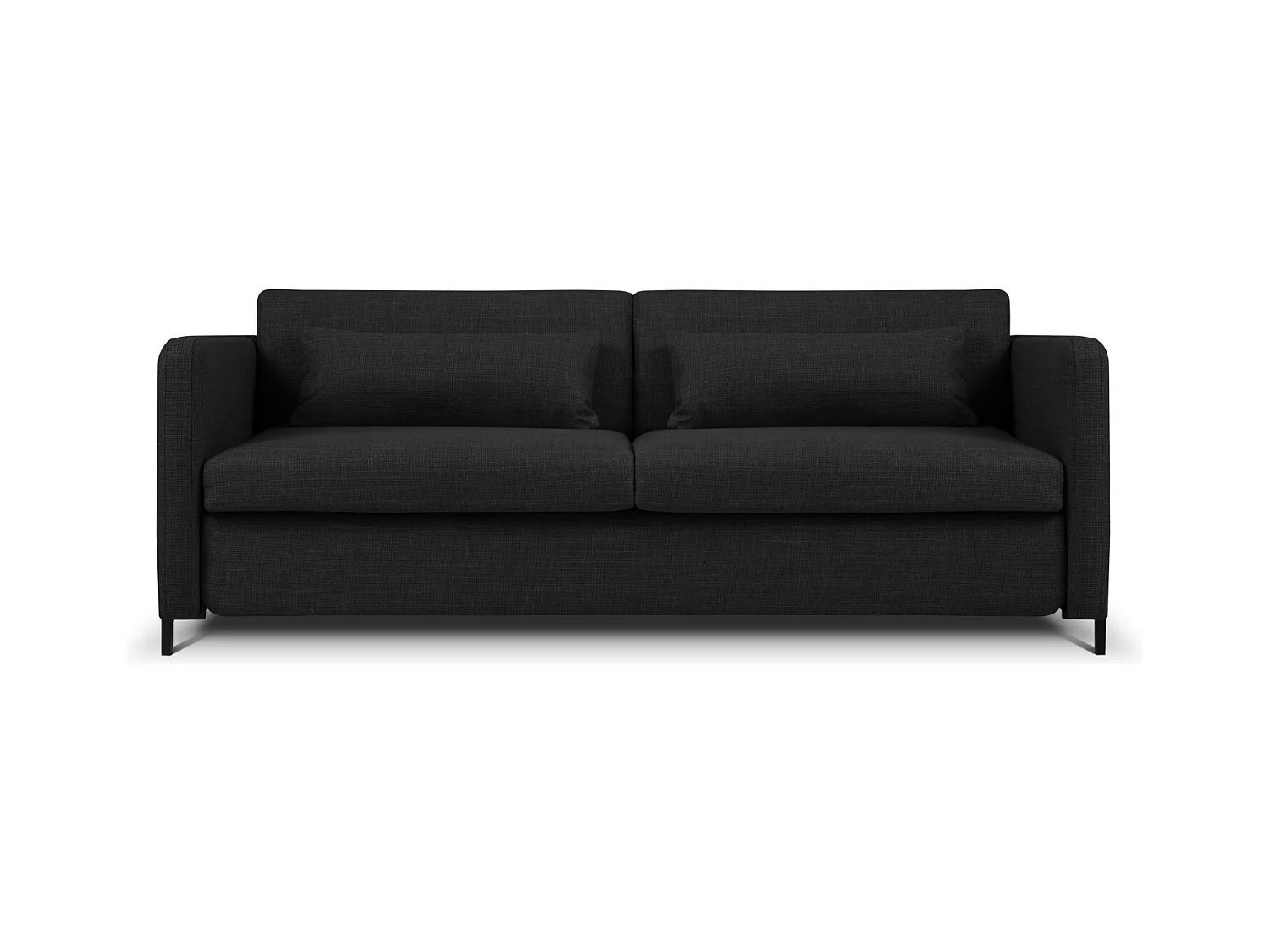 CXL by Christian Lacroix - Converteerbare bank "Yanis" 3 zitplaatsen, Structurele stof, Donkergrijs - 202x102x80cm