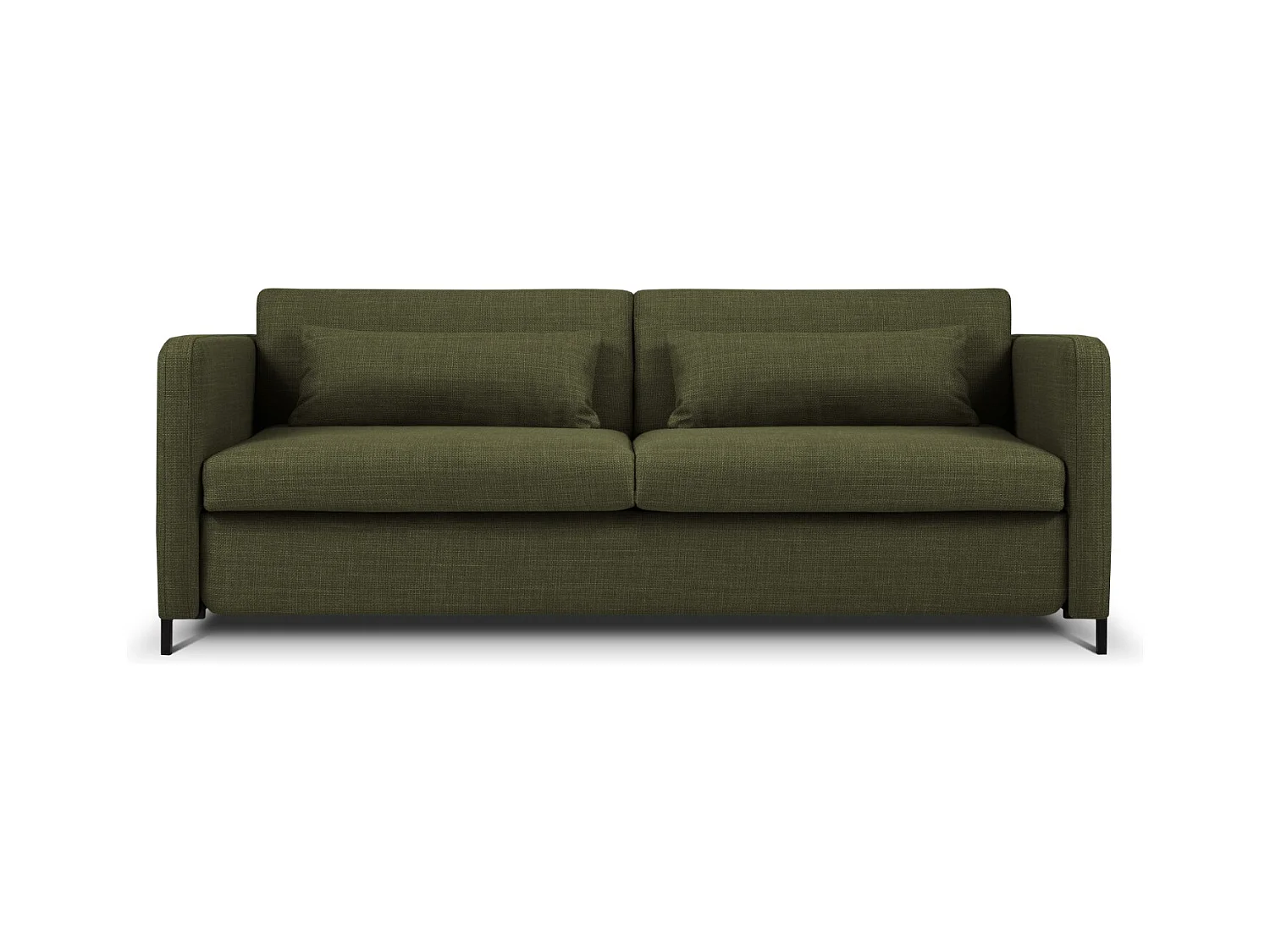 CXL by Christian Lacroix - Converteerbare bank "Yanis" 3 zitplaatsen, Structurele stof, Groente - 202x102x80cm