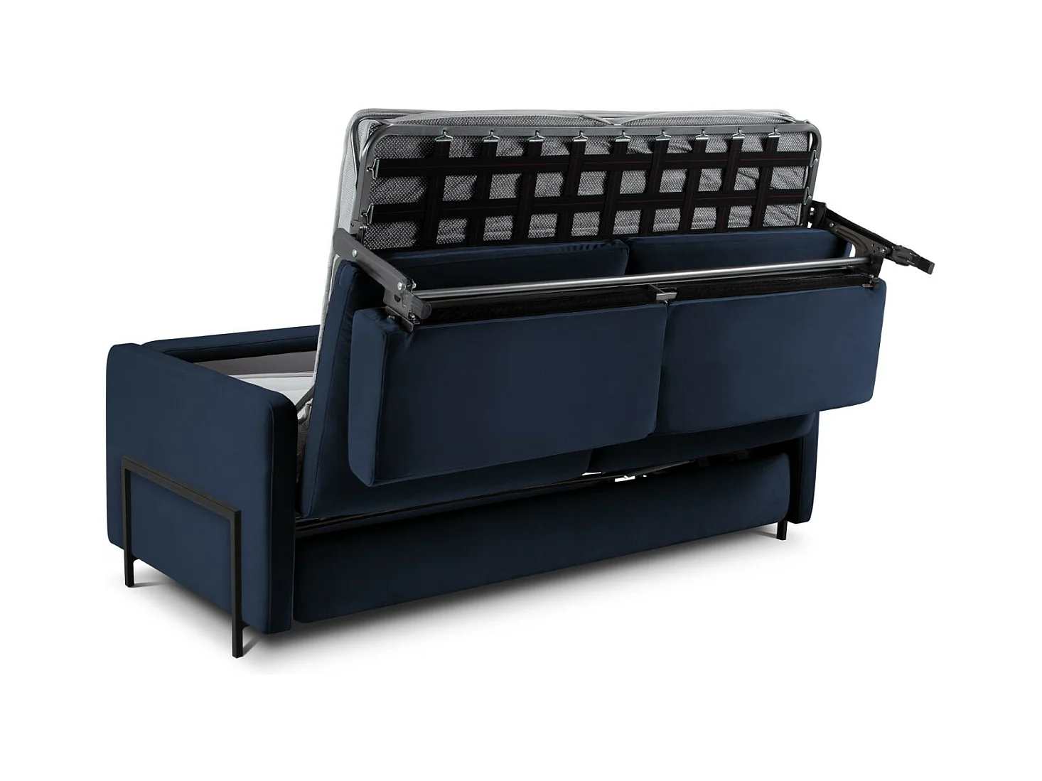 CXL by Christian Lacroix - 3-Sitzer ausklappbares Sofa "Yanis" Sitzer aus Samt königsblau - 202x102x80cm