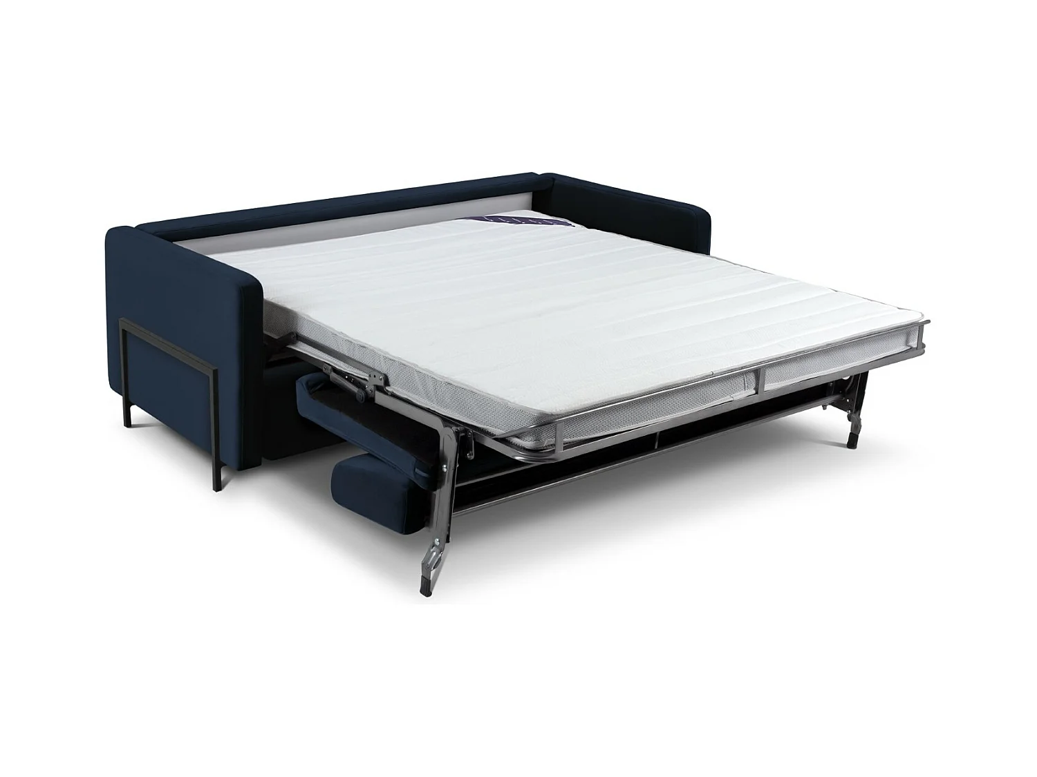 CXL by Christian Lacroix - 3-Sitzer ausklappbares Sofa "Yanis" Sitzer aus Samt königsblau - 202x102x80cm