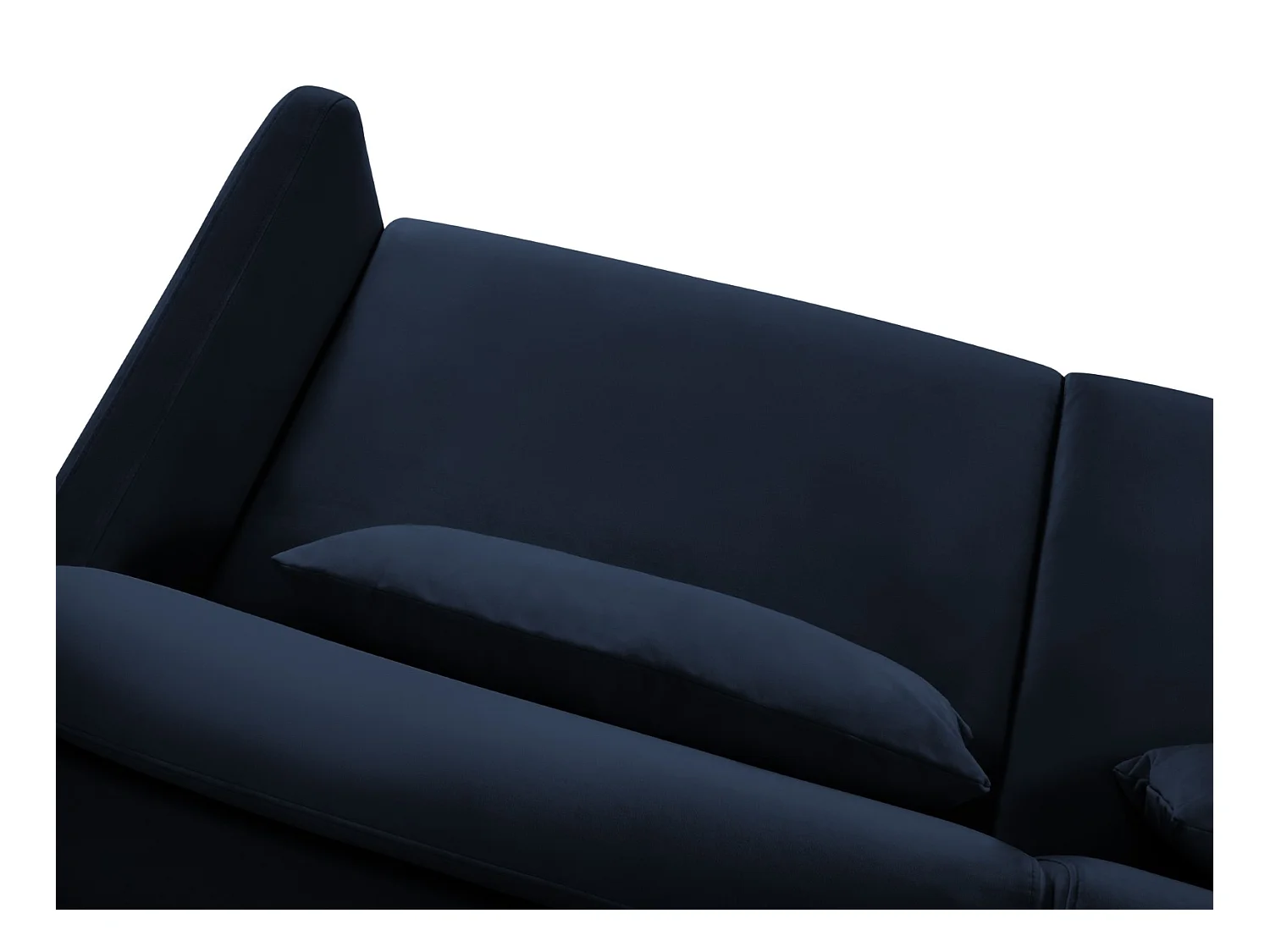 CXL by Christian Lacroix - 3-Sitzer ausklappbares Sofa "Yanis" Sitzer aus Samt königsblau - 202x102x80cm