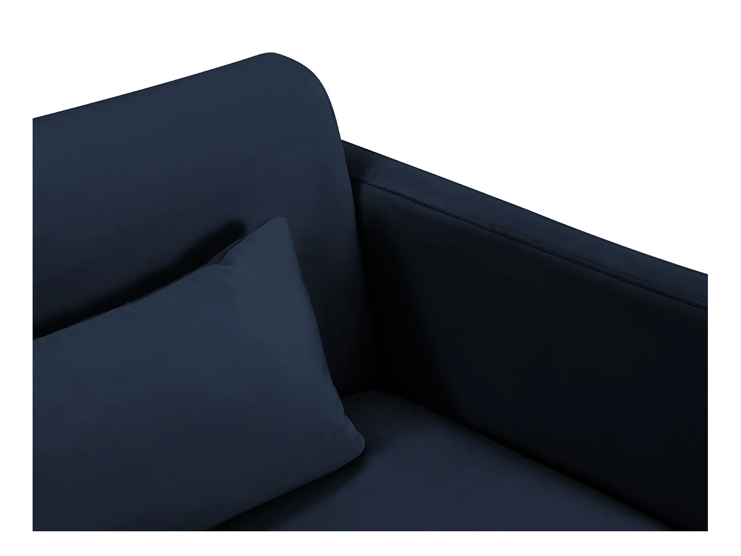 CXL by Christian Lacroix - 3-Sitzer ausklappbares Sofa "Yanis" Sitzer aus Samt königsblau - 202x102x80cm