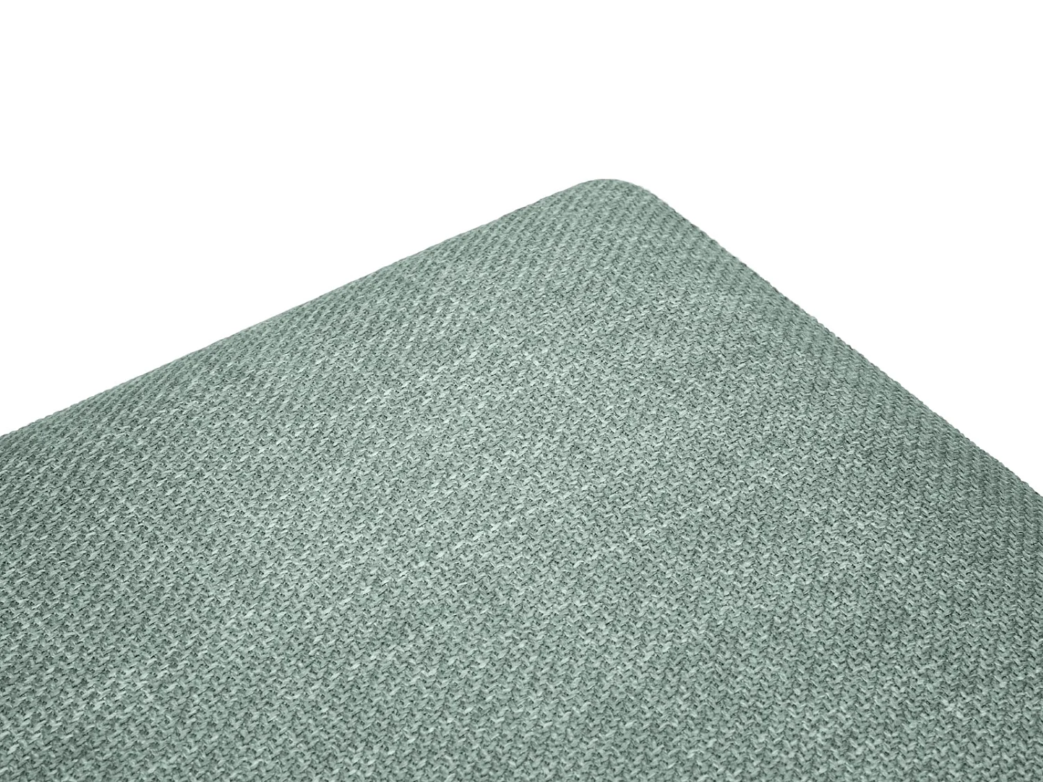 CXL by Christian Lacroix - Canapé d'angle gauche convertible avec coffre de rangement "Yanis" 4 places en tissu structurel menthe - 260x170x80cm